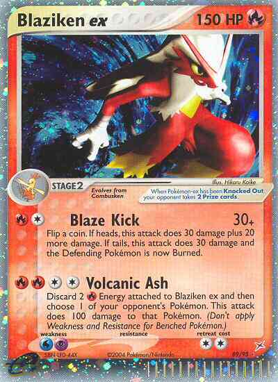 Pokémon Blaziken ex - 89/95 - Rare Holo EX [ex4-89] [Ultra]