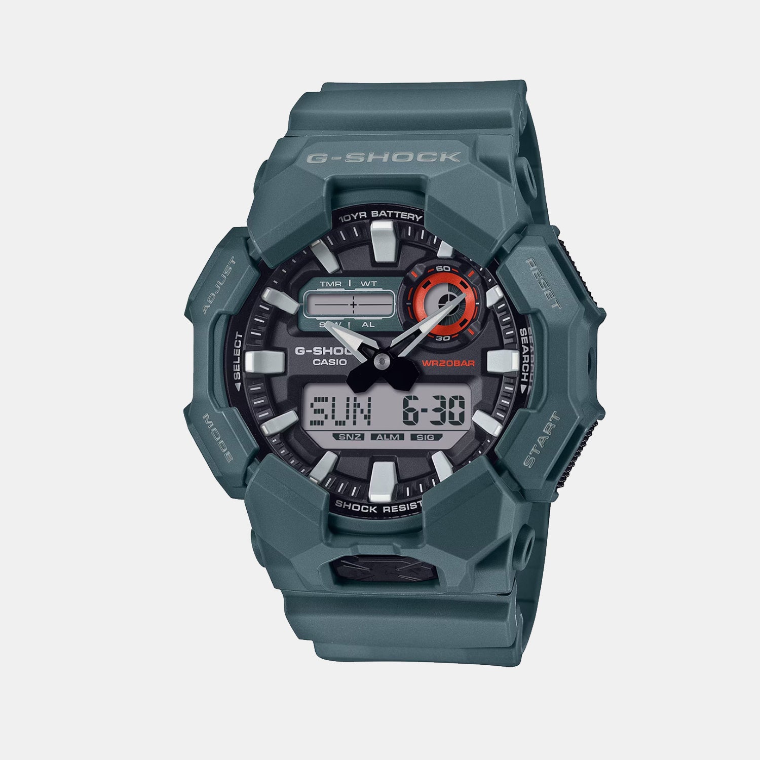 Casio G-Shock Men Quartz Black Dial Analog-Digital Resin Watch G1602