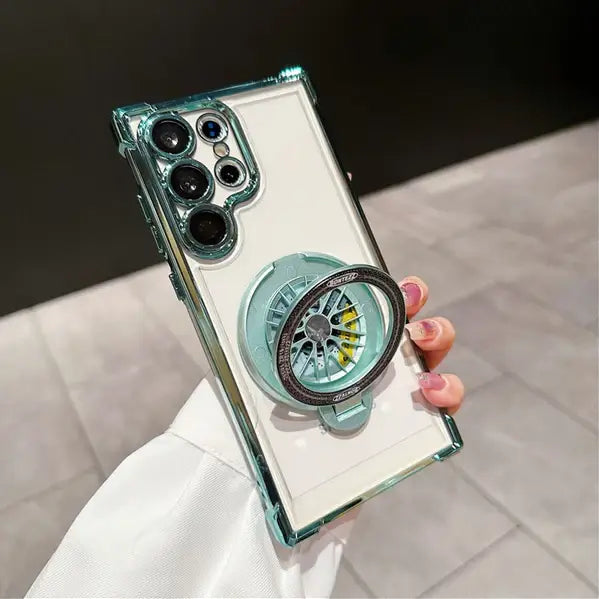 Million Cases Galaxy S25 Series Electroplated Rotating Gyro Magnetic Case - view 4