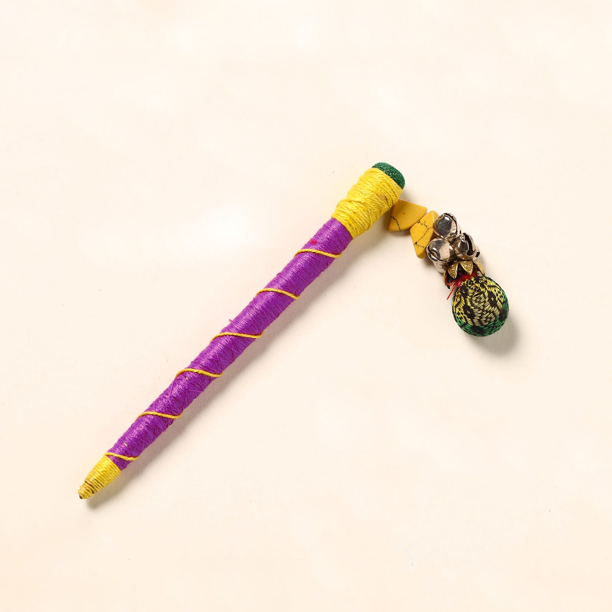 JALPARI Handmade Crochet Wooden Juda Stick 17