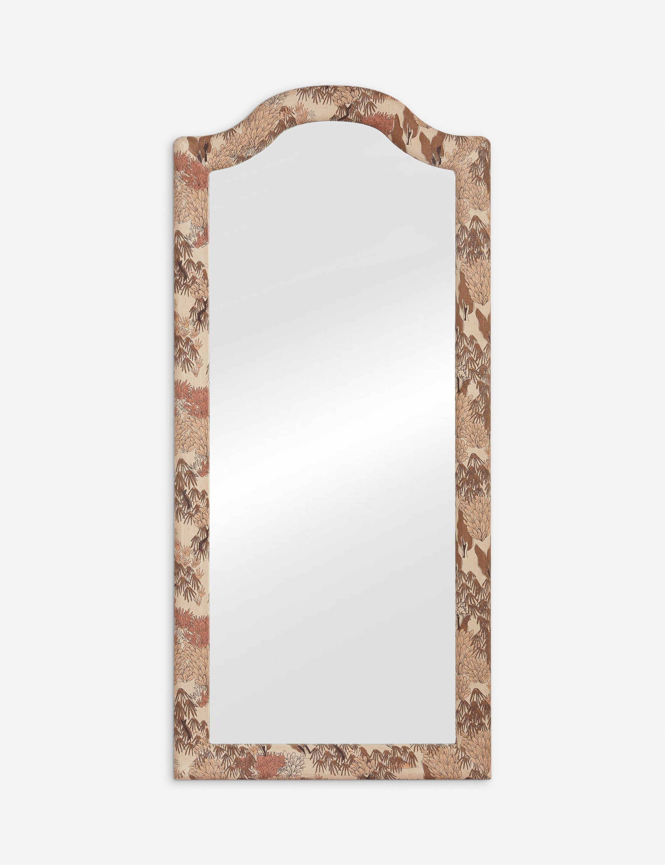 Lulu and Georgia Garden Walk Upholstered Full Length Mirror by Sarah Sherman Samuel
