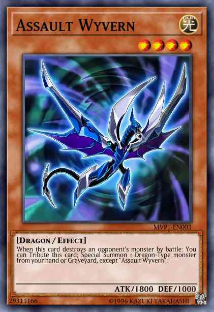 Yu-Gi-Oh! Assault Wyvern - MVP1-ENS03 - Secret Rare - 1st Edition