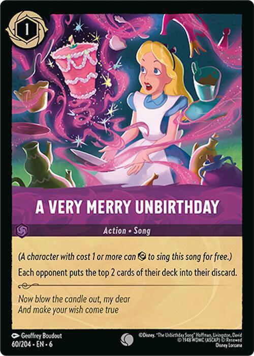 Lorcana A Very Merry Unbirthday - 60/204 [Azurite Sea] [Non-Foil]