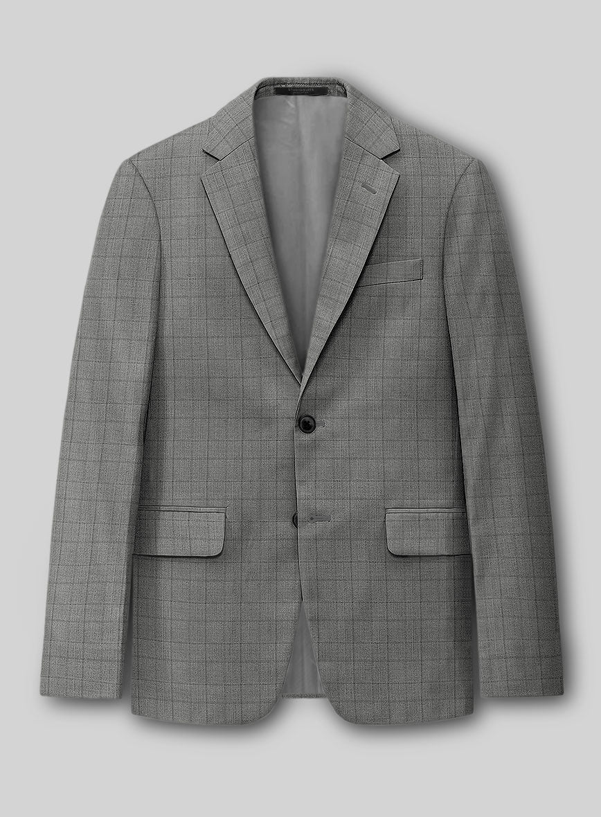 StudioSuits Reda Erlon Gray Checks Wool Jacket