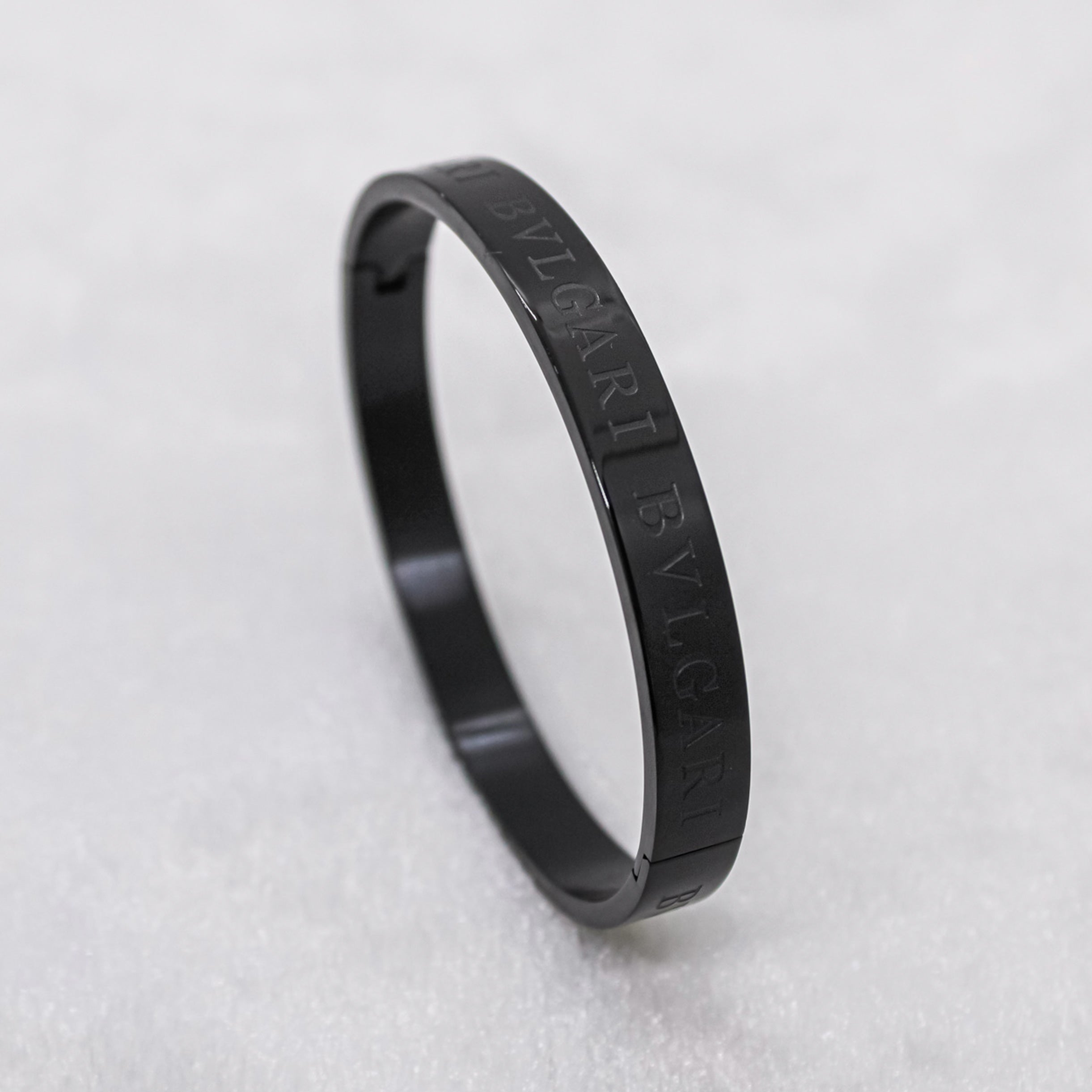 Branta Minimalistic Luxury Black Bracelet For Men - view 2