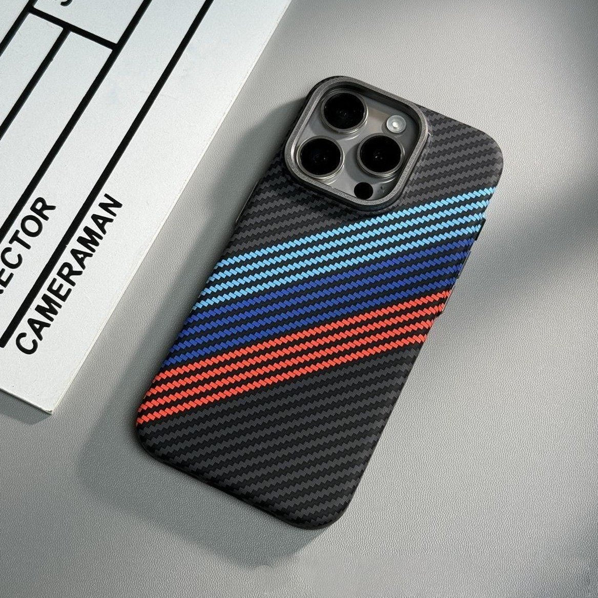 Million Cases Embossed Carbon Fiber Stripes Case - iPhone