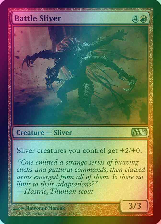 Sliver 128 magic – Battle Sliver [128] [Magic 2014] [Foil]