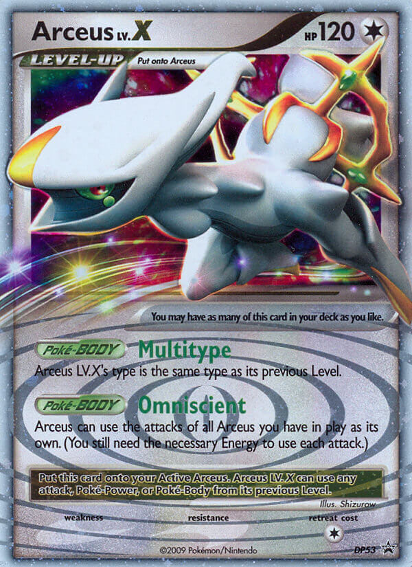 Promo dpp-dp53 ultra – Pokémon Arceus LV.X - DP53 - Promo [dpp-DP53] [Ultra] - Arceus LV.X - DP53 - Promo