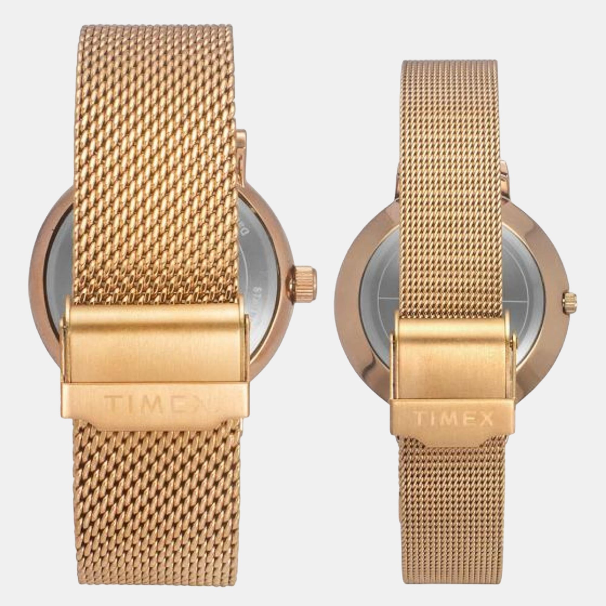 Timex Fashion Couple Quartz Blue Dial Analog Brass Watch TW00PR293 - view 2