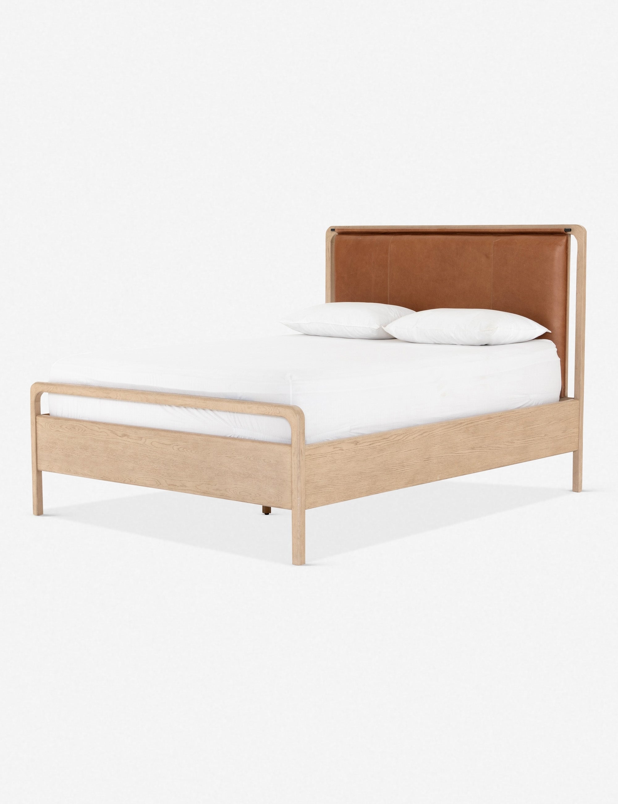 Lulu and Georgia Tierney Leather Bed - view 5