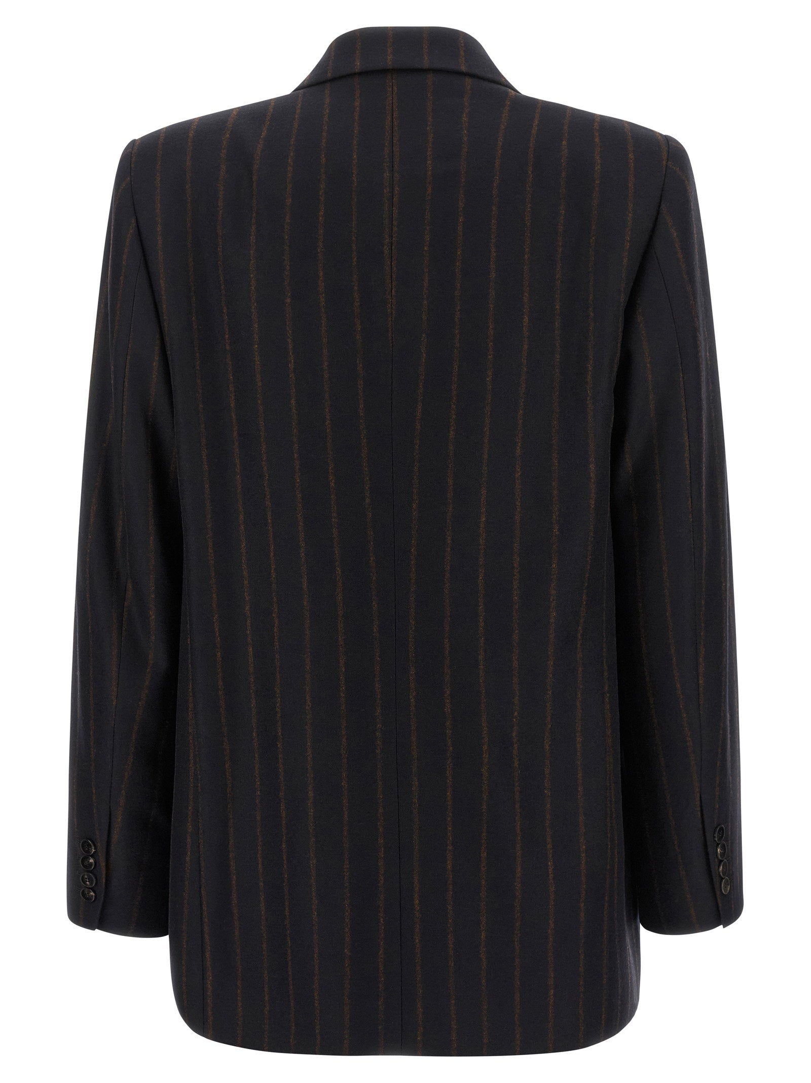 Alberto Biani Pinstripe Flannel Blazer – 100% wool - view 2