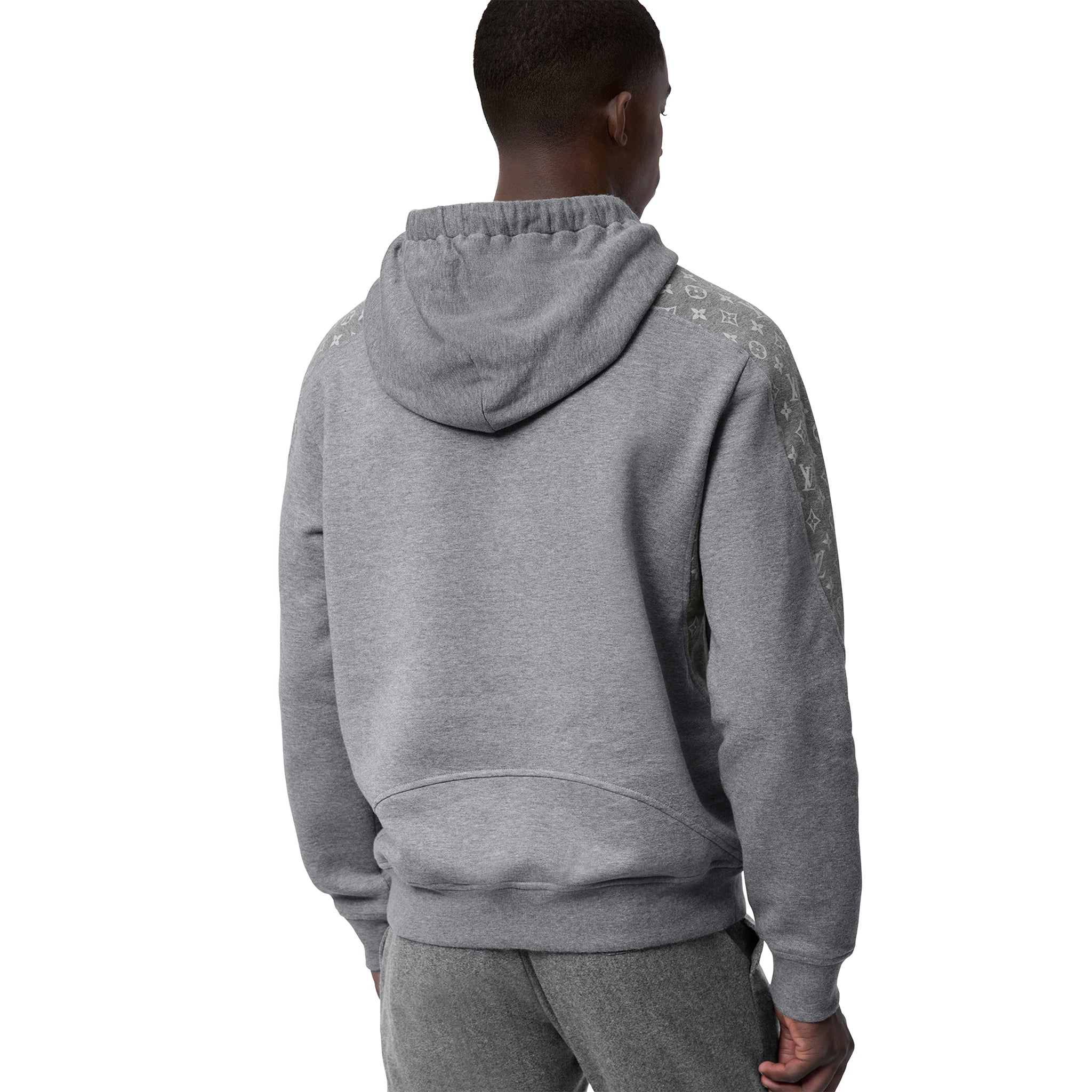 Louis Vuitton LV Monogram Circle Cut Grey Hoodie - view 2