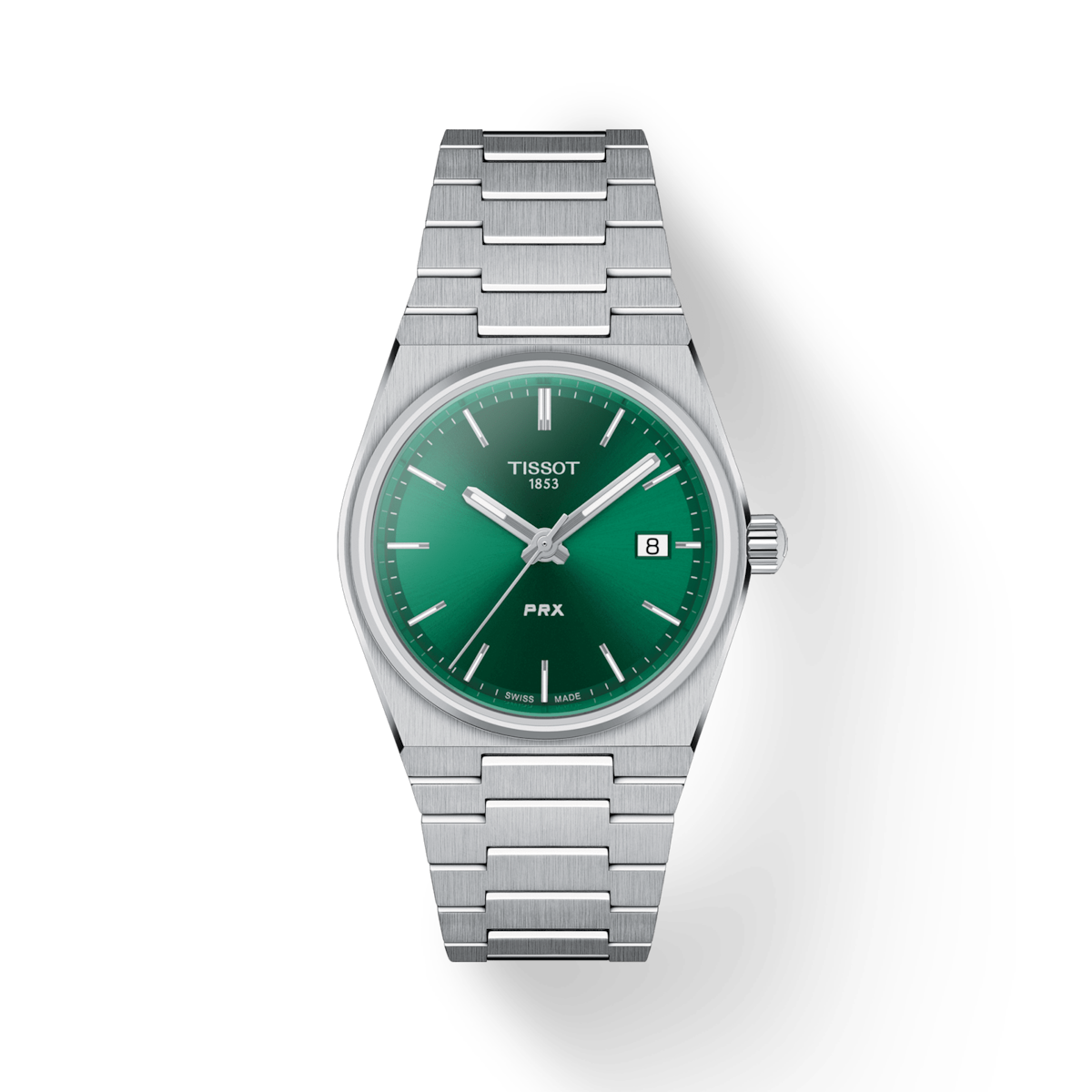 Tissot T-Classic PRX Green Dial Women 35mm T1372101108100 - view 4