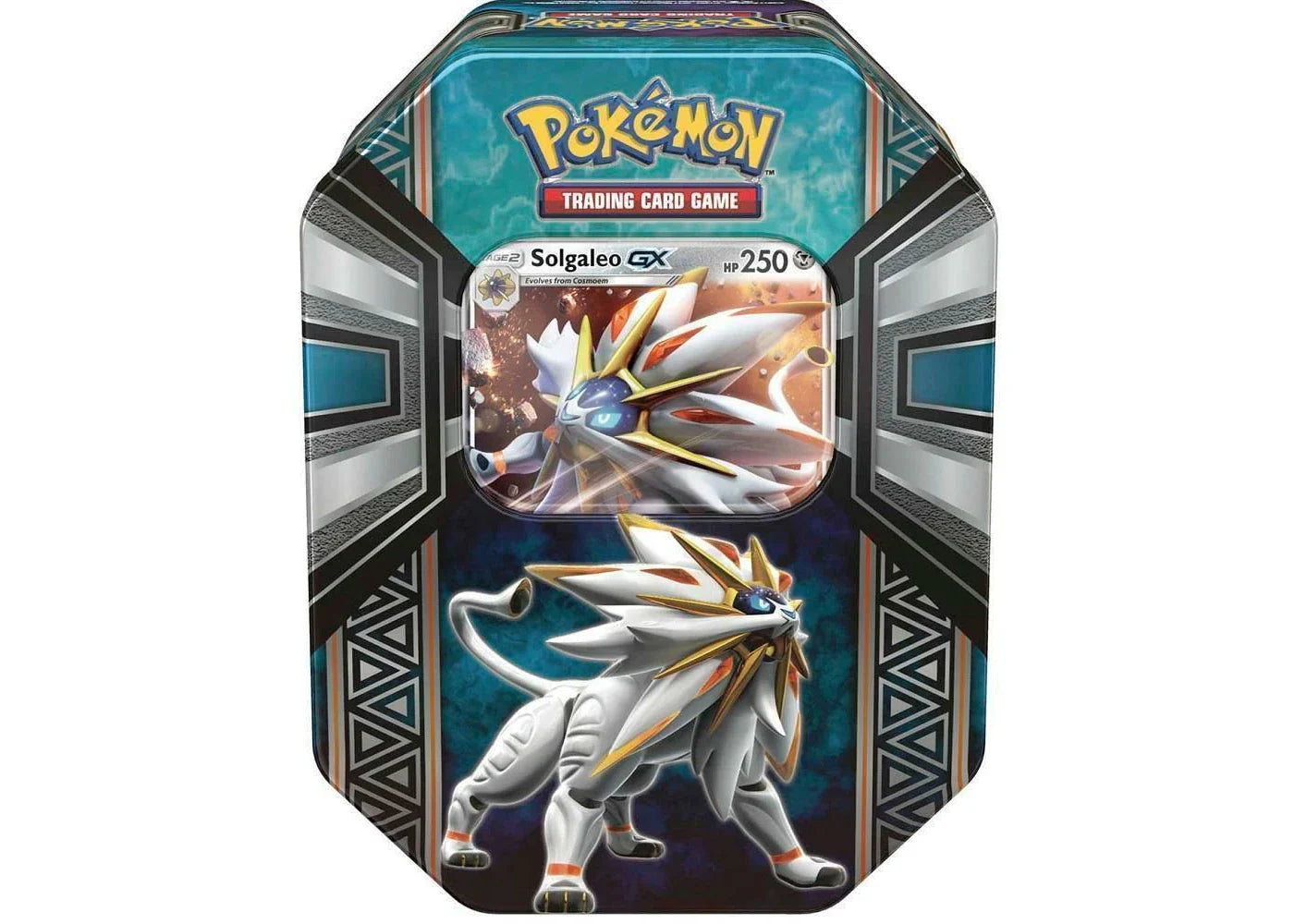Pokémon 2017 Pokemon TCG Legends of Alola Tin Solgaleo GX