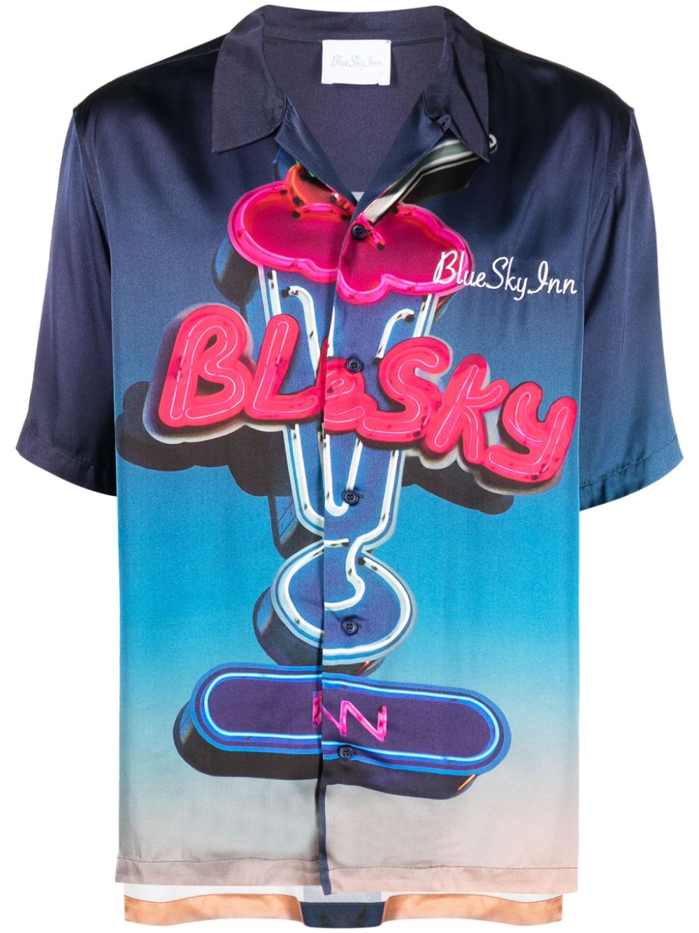 Blue Sky Inn Printed viscose shirt – Synthetic
Viscose 100%
