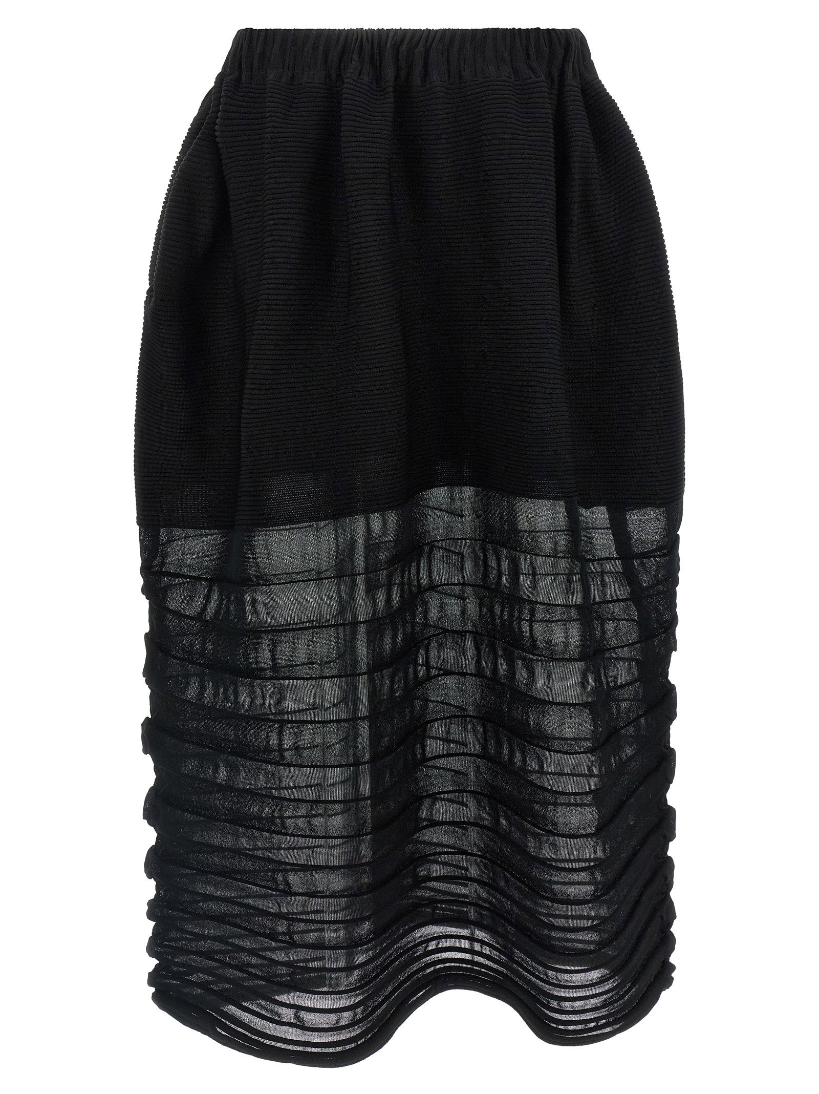 Issey Miyake Moving Knit Skirt - view 2