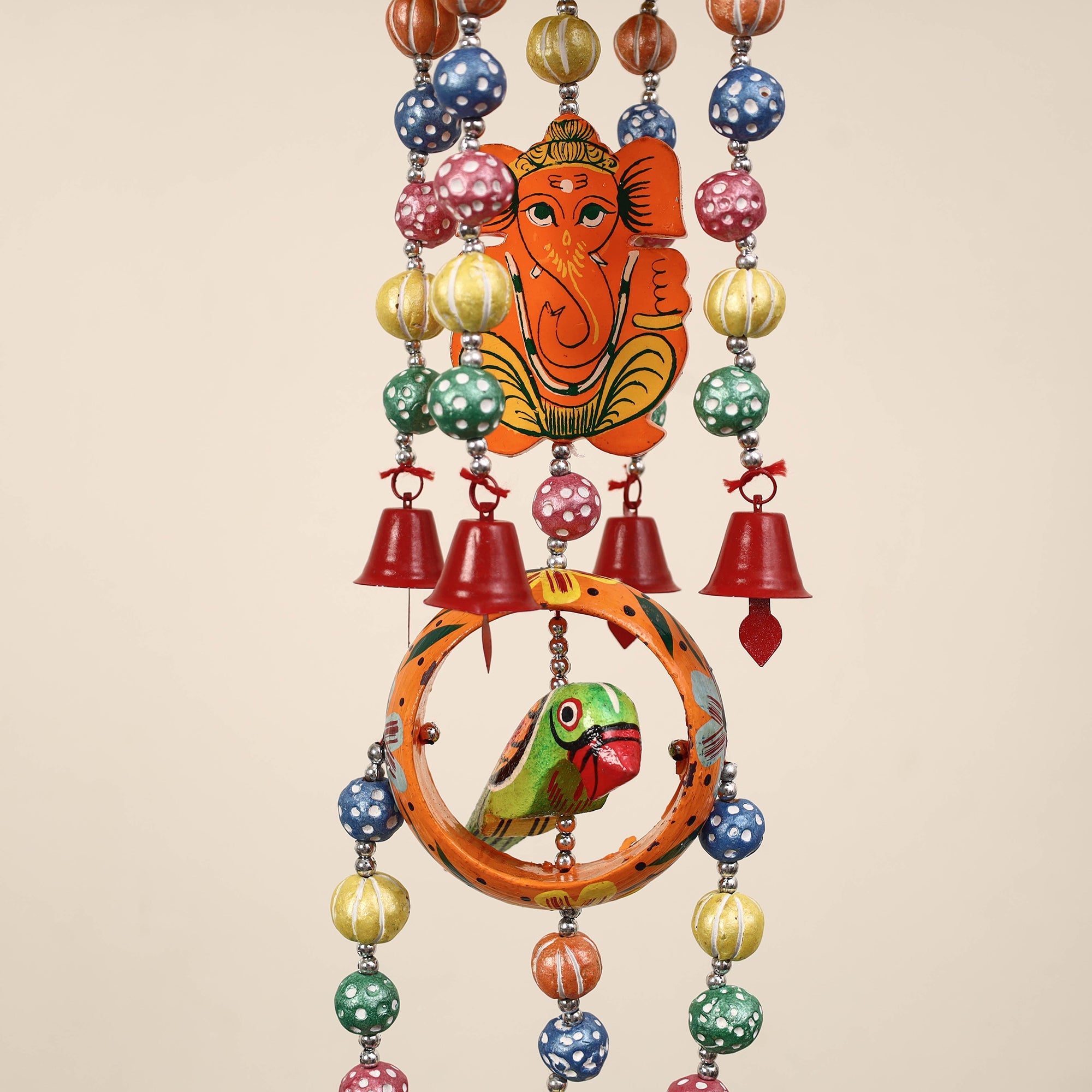 DEVENDRA SINGH Banaras Handpainted Decorative Jhumar Hanging 12 - view 2