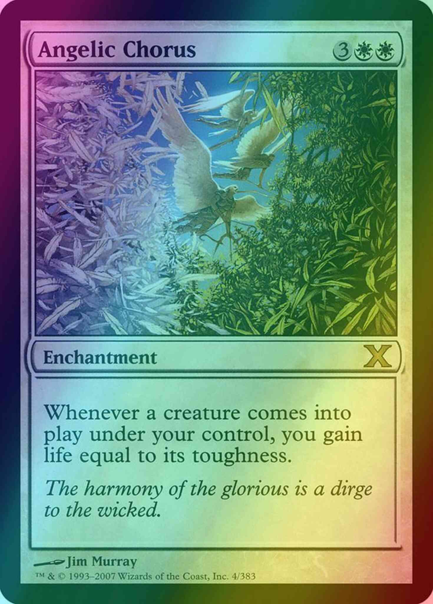 Angelic chorus 4 – Magic Angelic Chorus [4] [Tenth Edition] [Foil]