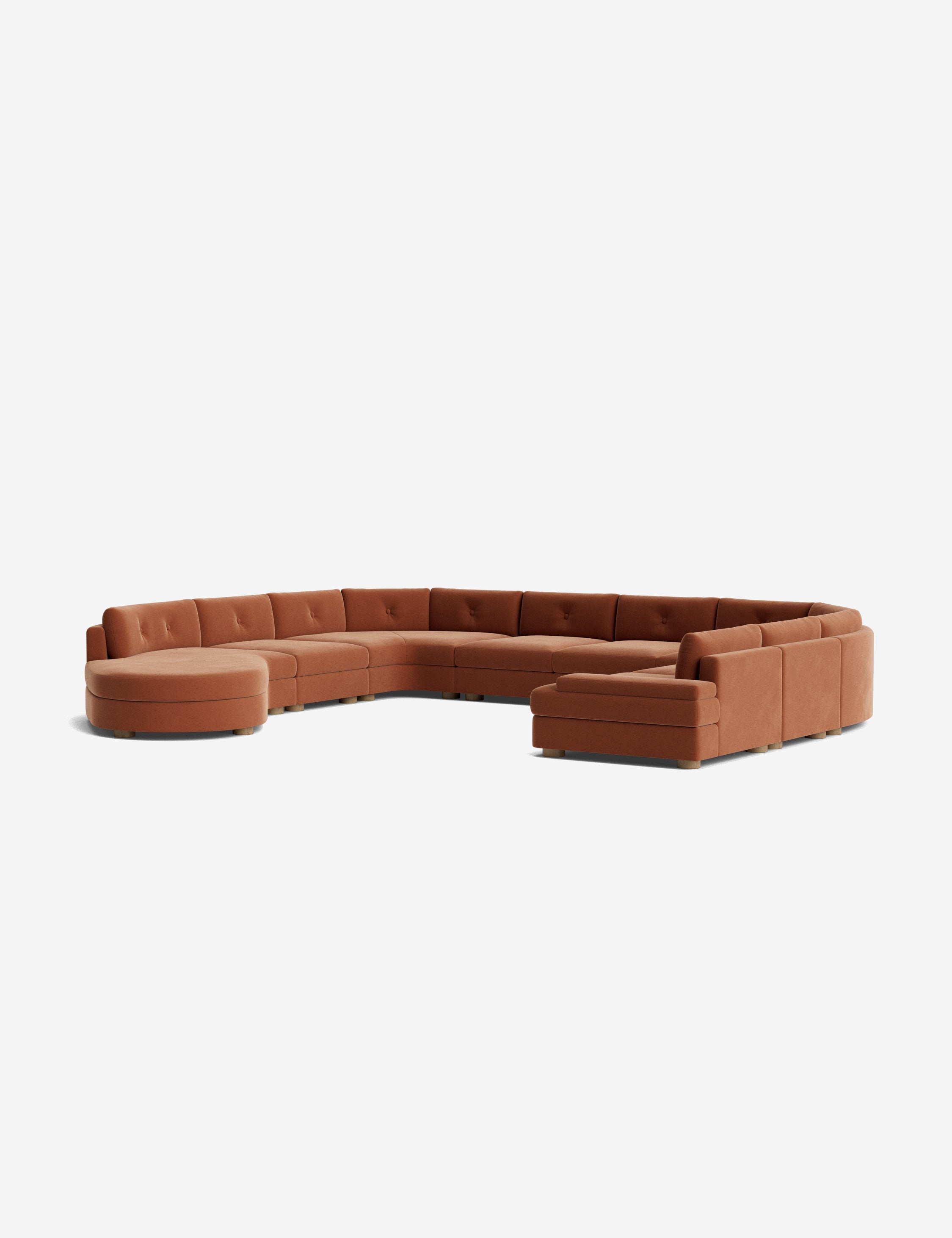 Lulu and Georgia Hill Modular U-Shaped Sectional Sofa - view 47