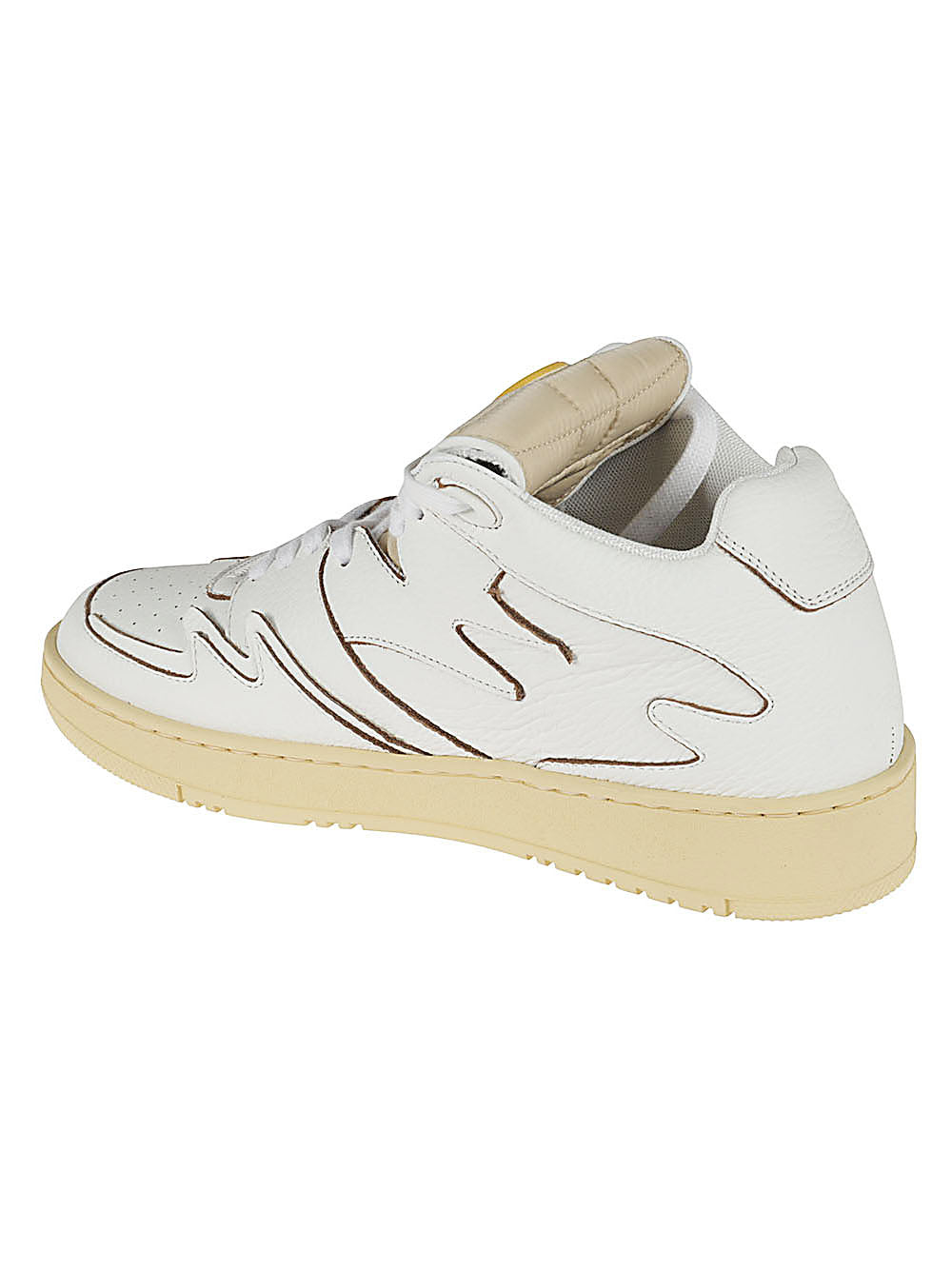 Metalgienchi Neon leather sneakers - view 3
