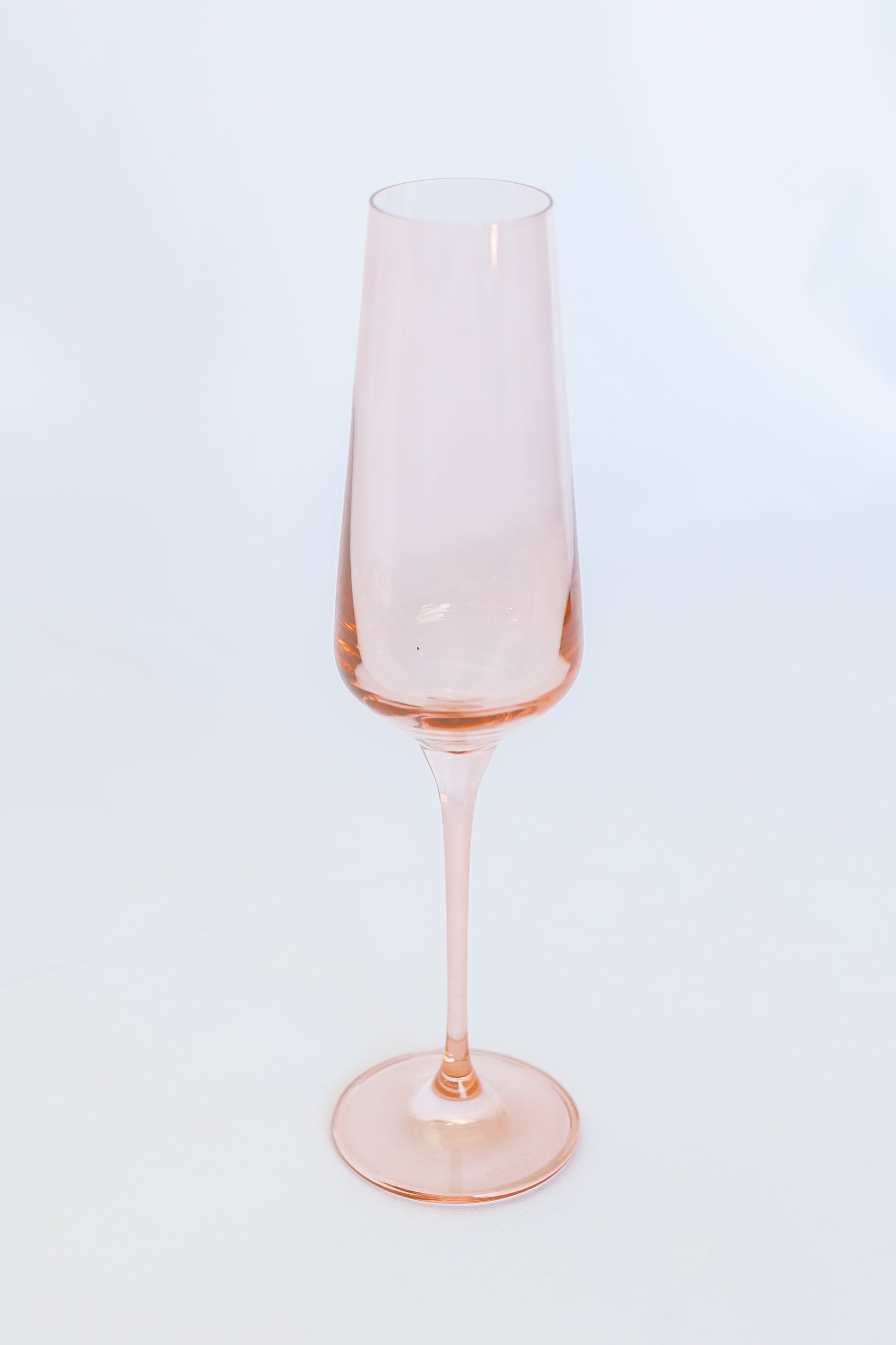 Estelle Colored Glass Estelle Colored Champagne Flute - Set of 2 {Blush Pink} - view 3