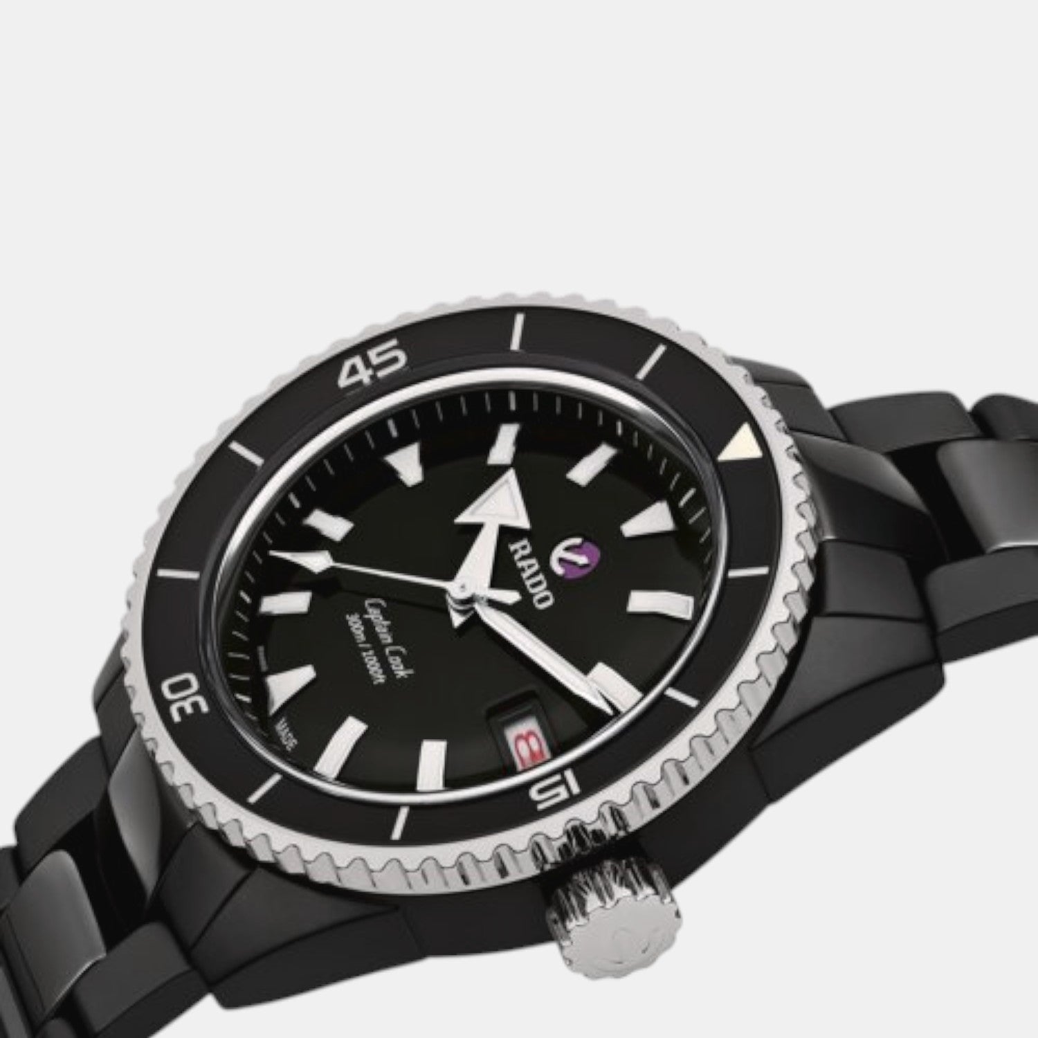 Rado Captain Cook Men Automatic Black Dial Analog Ceramic Watch R32129152 - view 2