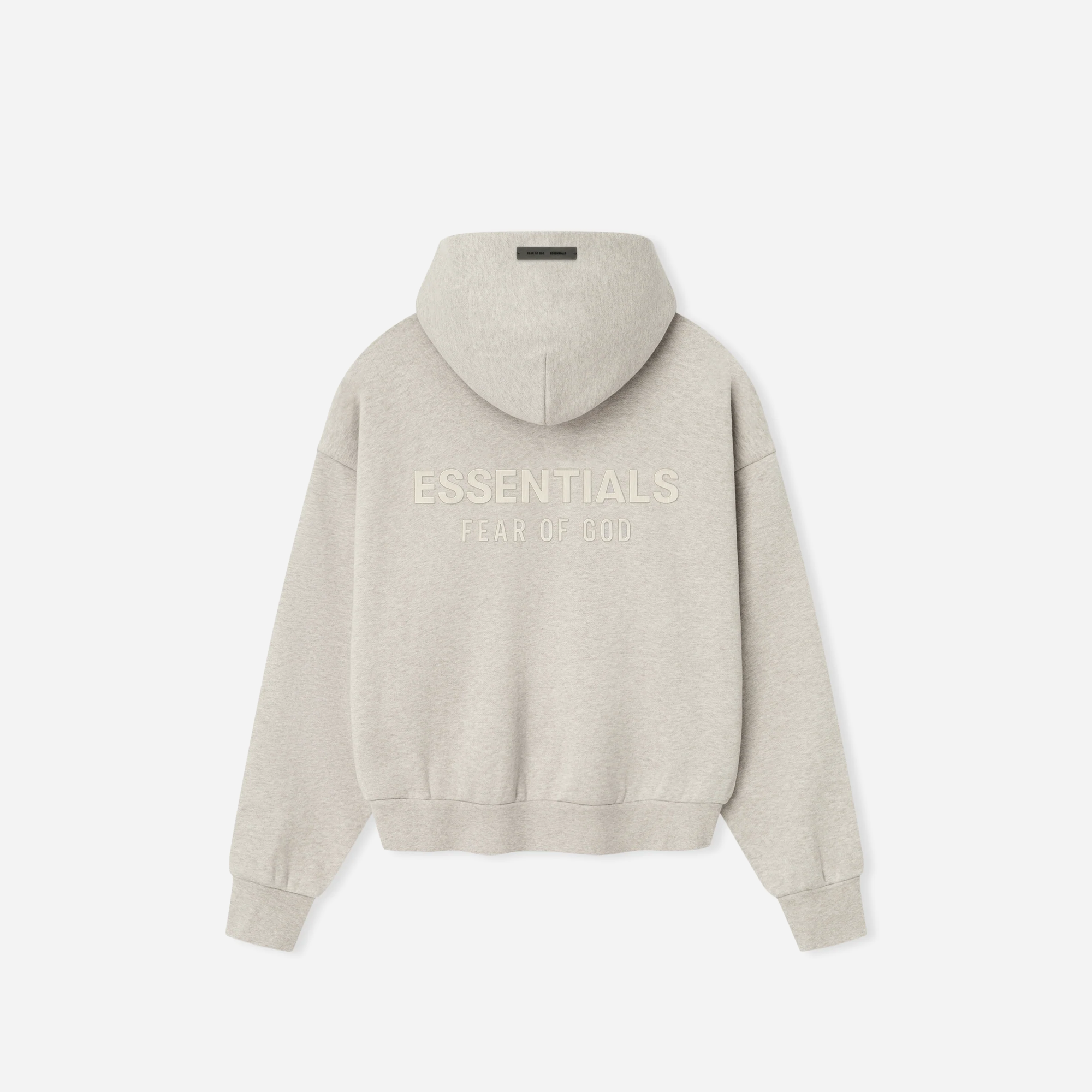 Fear Of God Essentials SS25 Classic Fleece Hoodie - Heather Stone - view 2