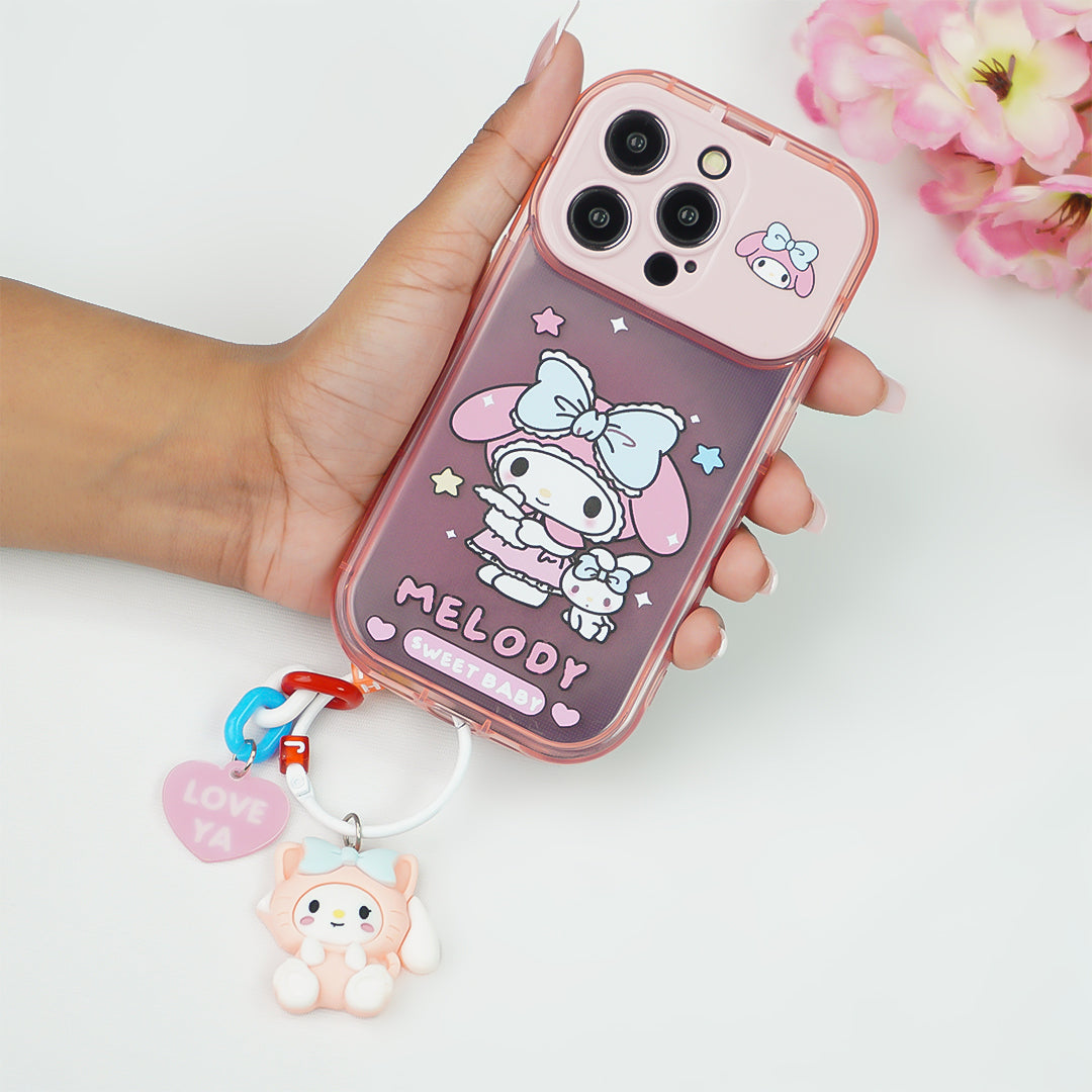 Peeperly Cartoon Melody Flip Mirror Case – No Color - view 3