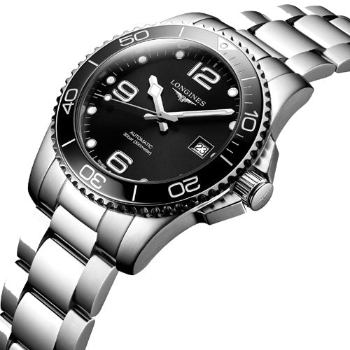 Longines Hydroconquest Sunray Black Dial Men 41mm - view 2