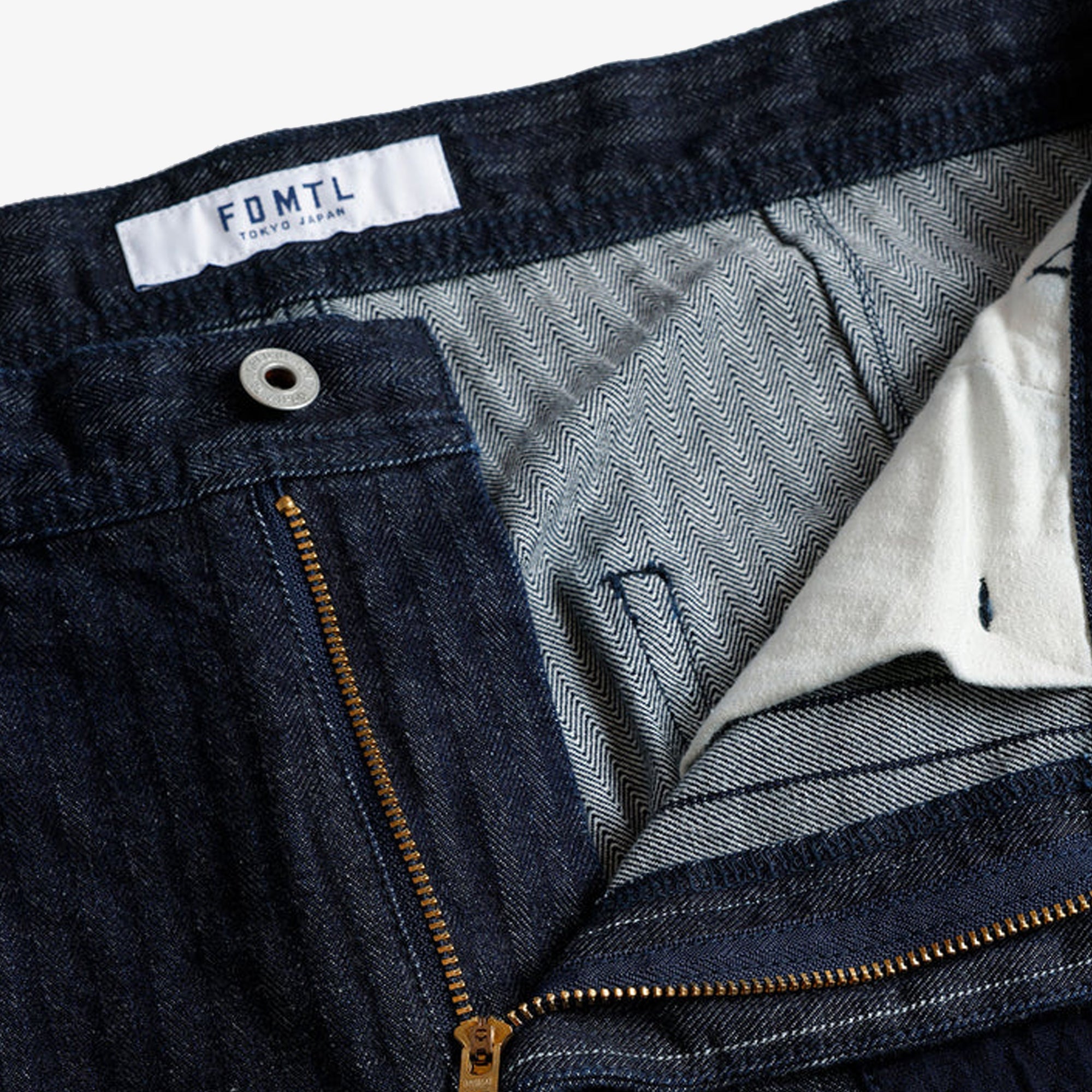 Fdmtl | Patchwork Pants Rinse { Indigo - view 7