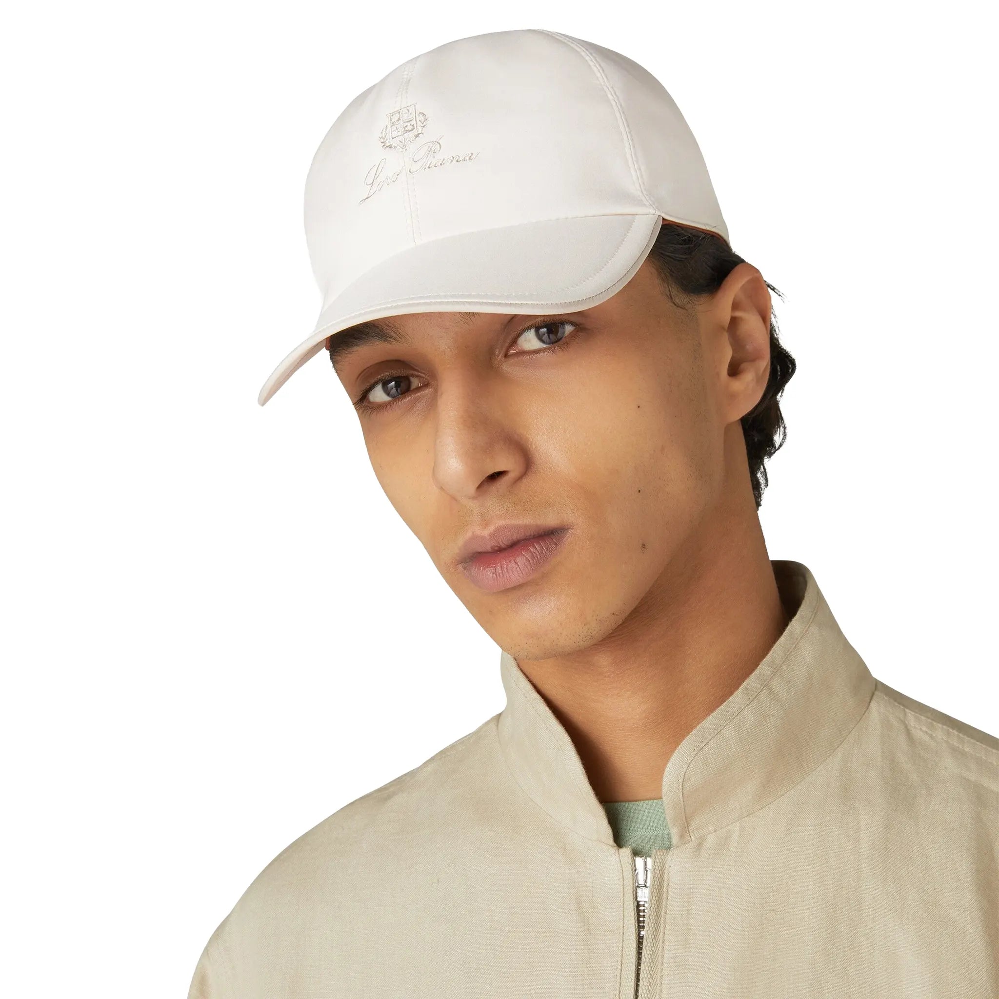 Loro Piana Microfibre Storm System Tonal Desert Dunes Ivory Baseball Cap - view 2