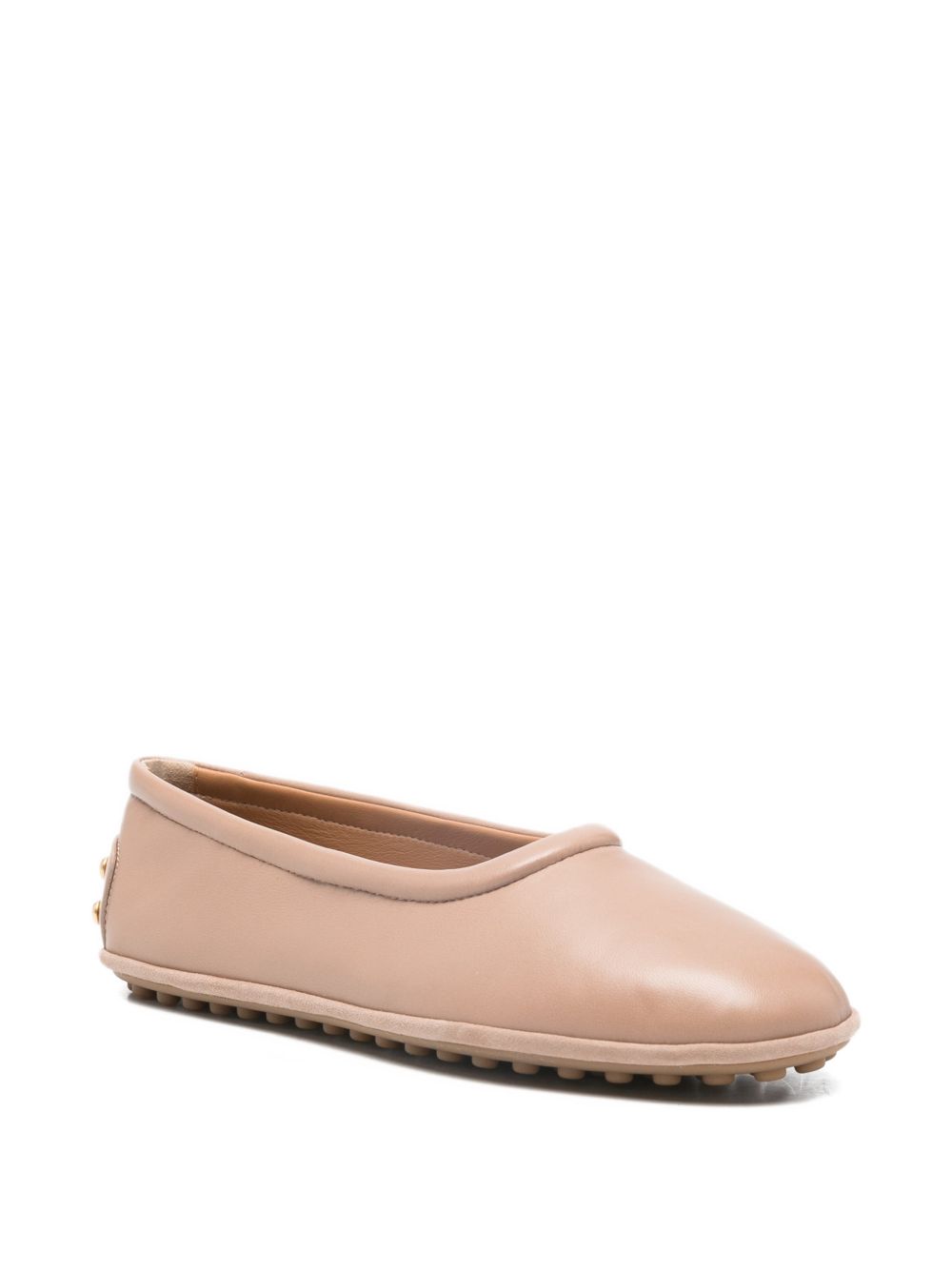 Tod'S Metal Dots Ballerinas in Nappa Leather – Calf Leather 100% - view 4