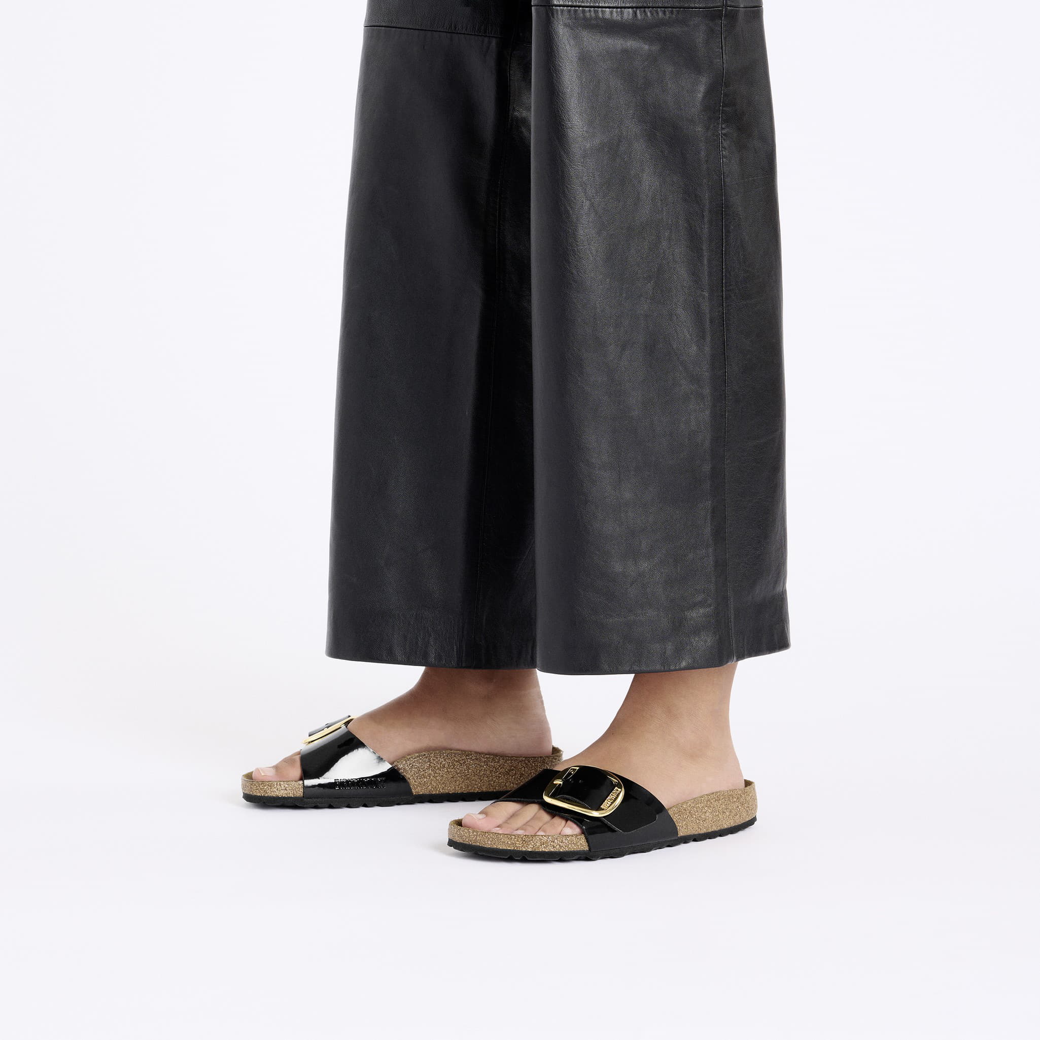 Birkenstock Madrid Big Buckle Birko-Flor Patent - view 6