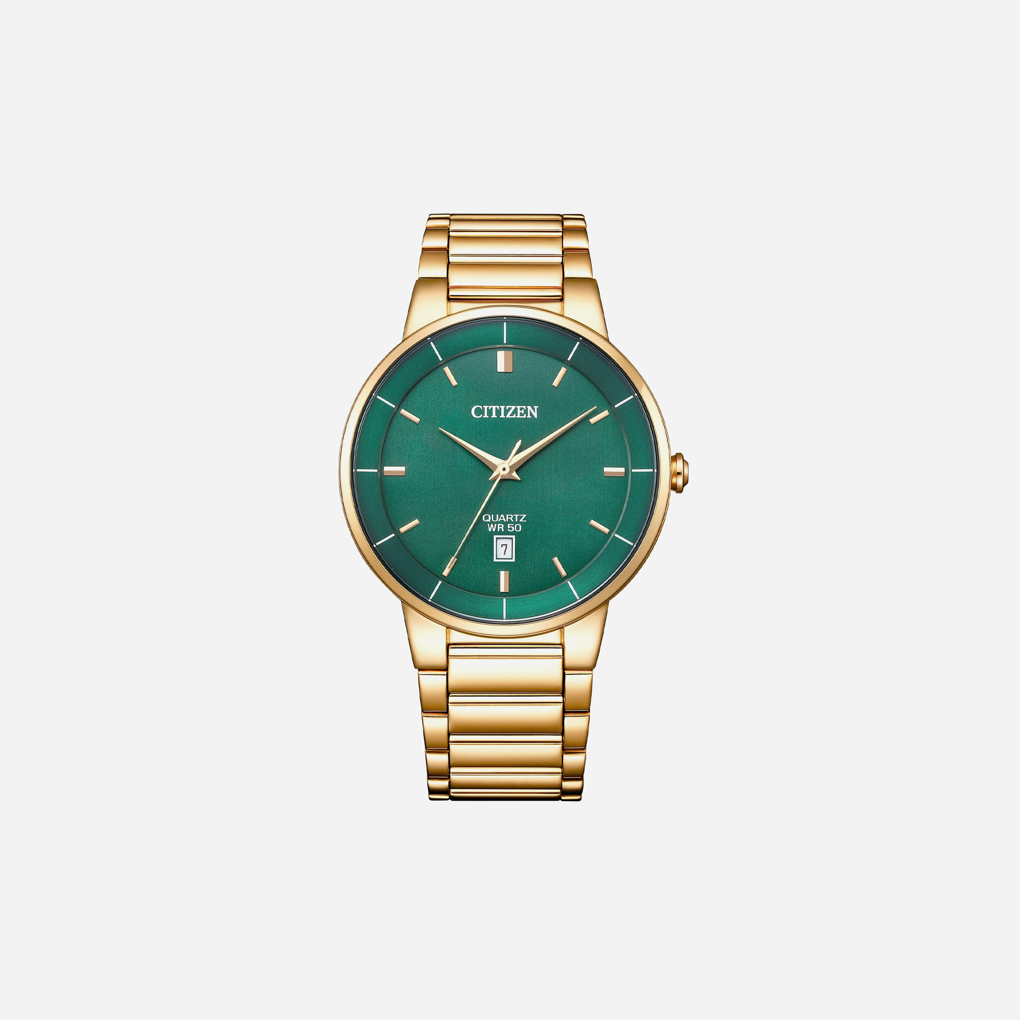 Citizen Quartz Gents Watch Green Dial – Multi