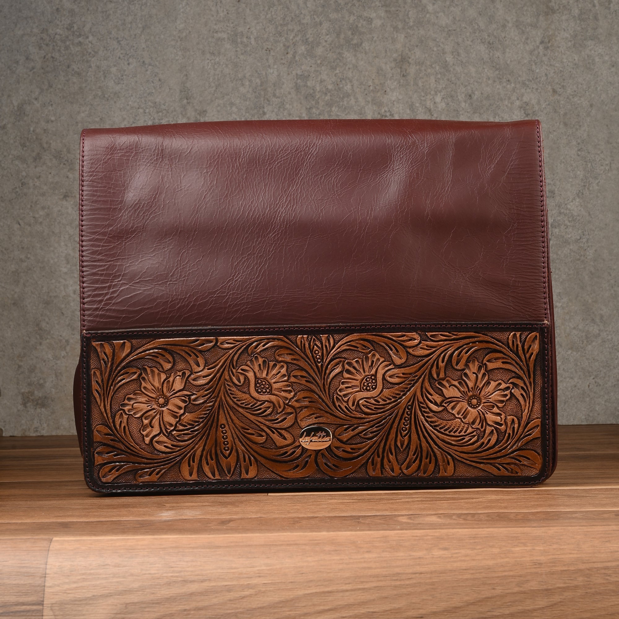 Hand-Carved Bags by Lafattio – Brown