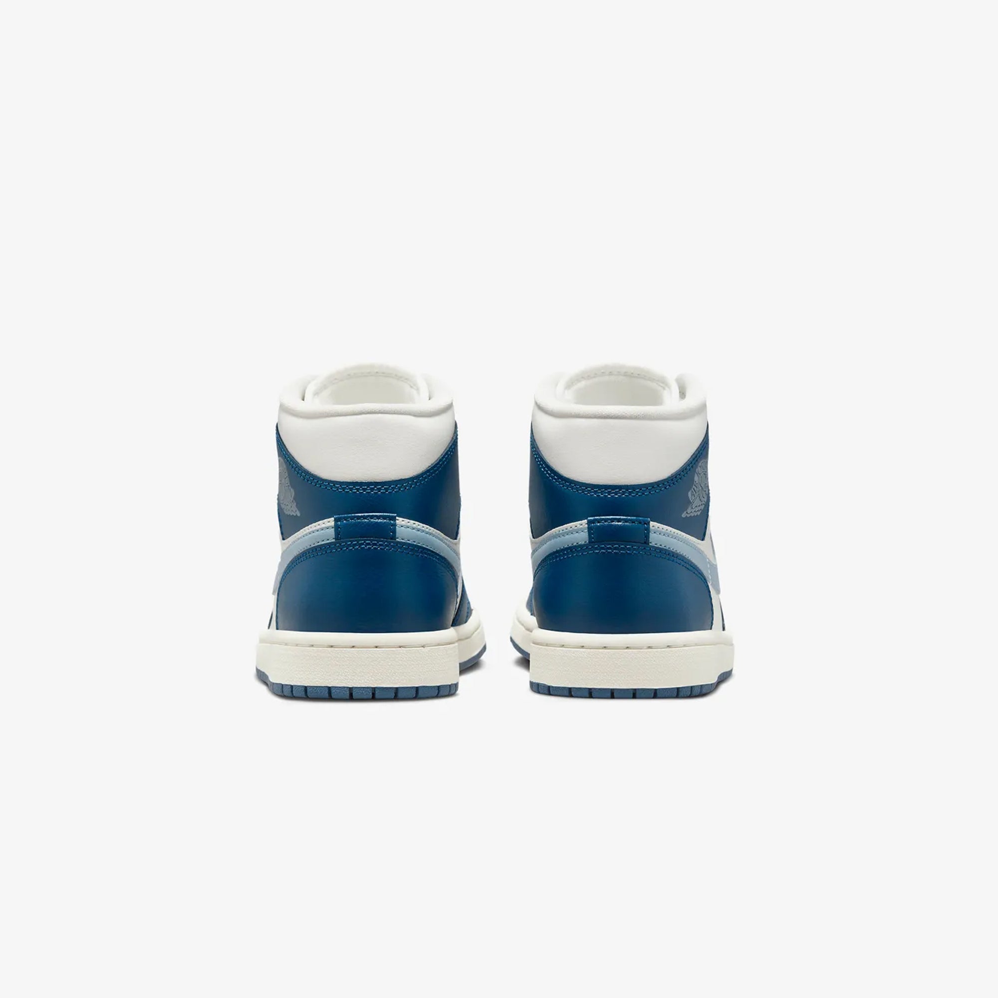 Jordan | AIR JORDAN 1 MID { SKY J FR BLUE/OZONE BLUE-SAIL - view 2