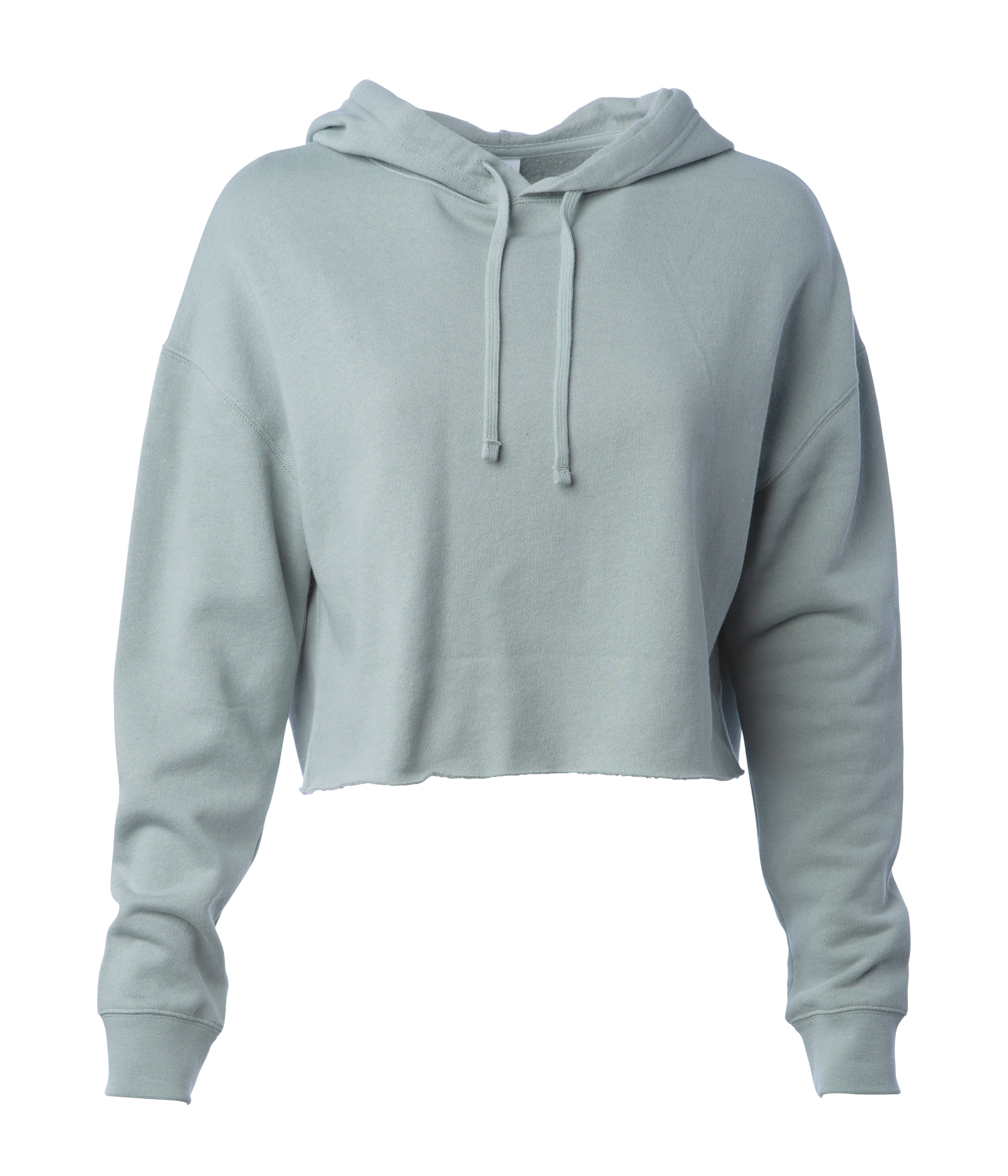 Independent Trading Company Women's Lightweight Crop Hooded Pullover - view 2