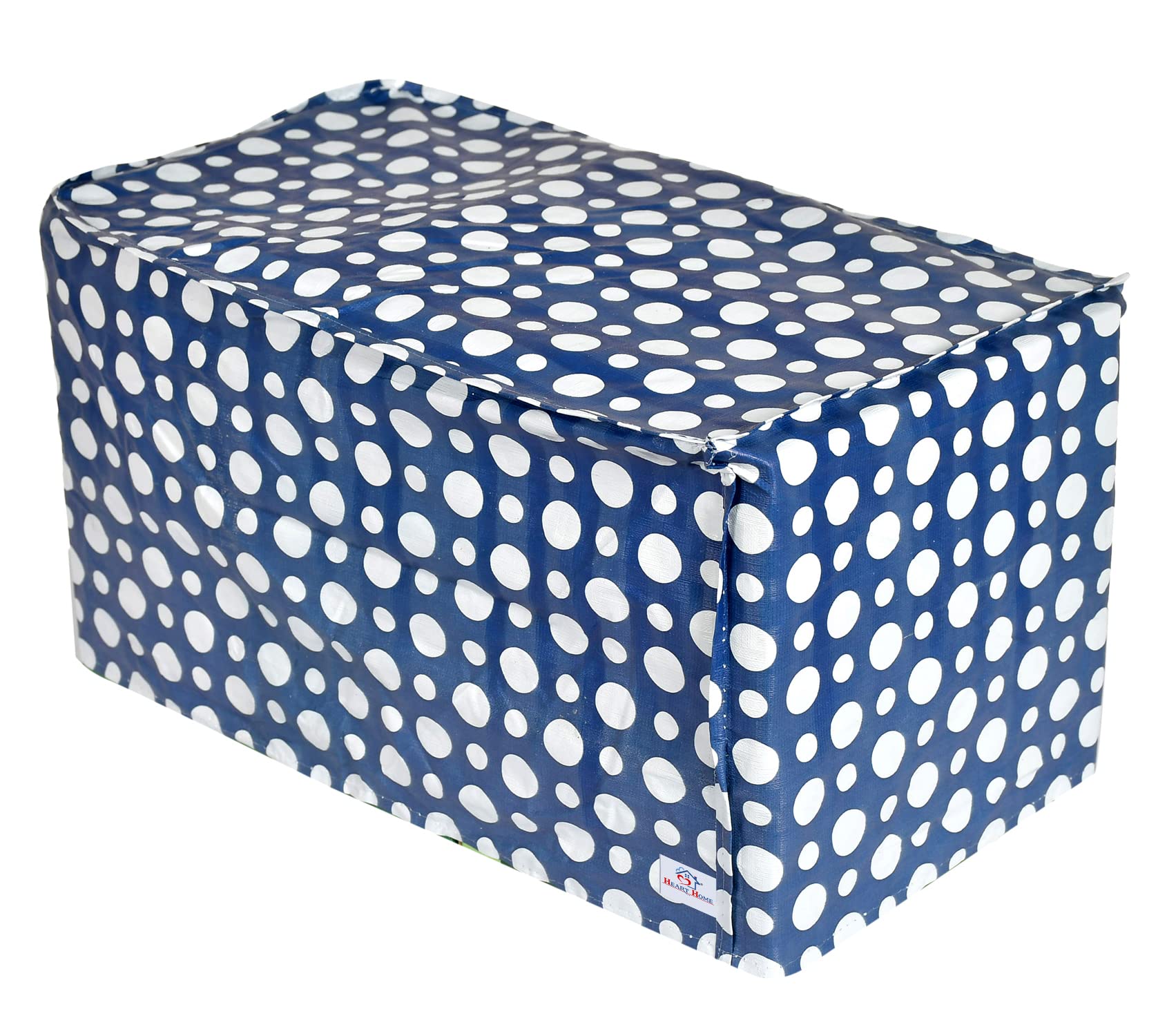 Heart Home Dot Printed PVC Mixer Grinder Cover (Blue & White)-HS43HEARTH25700 - view 2