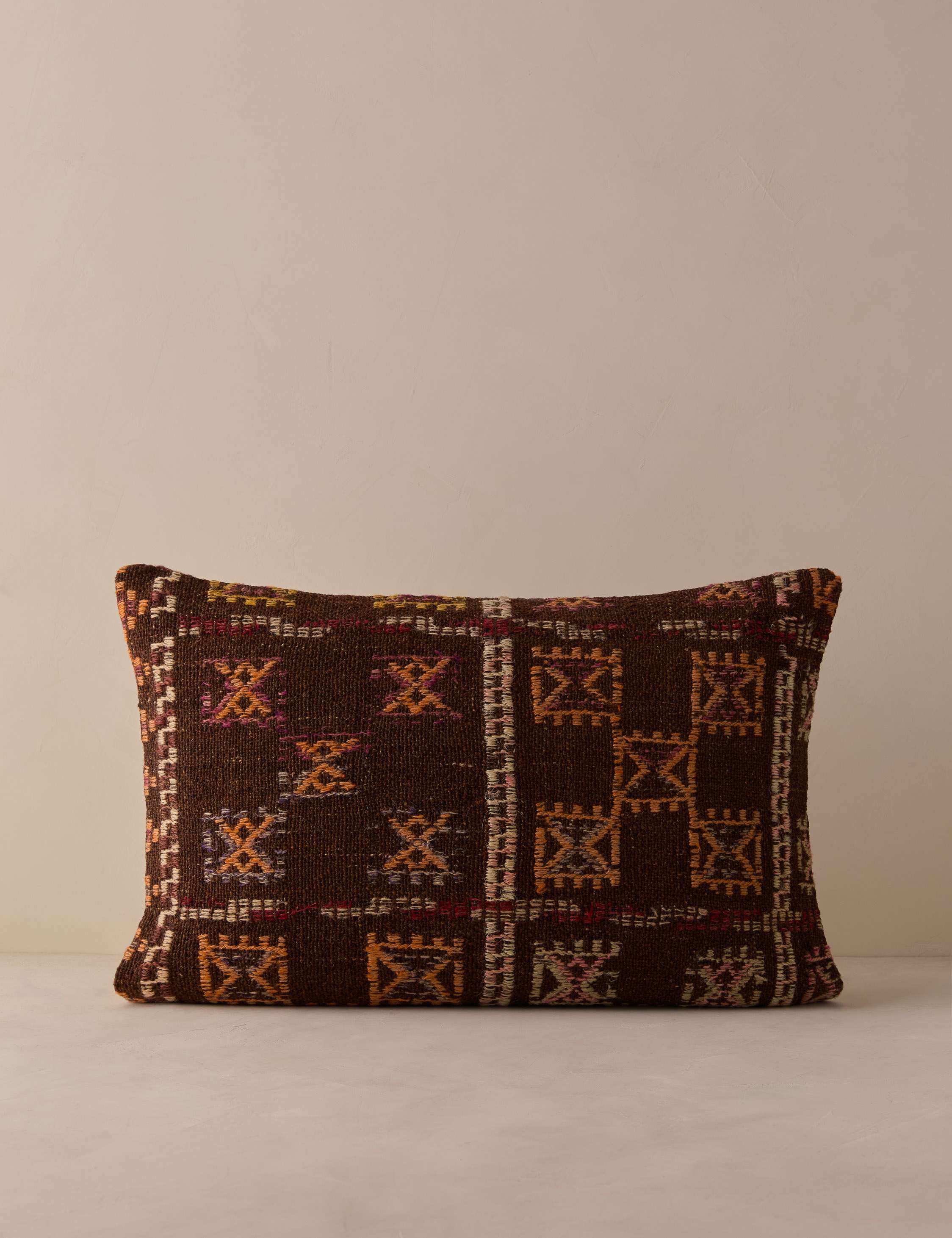 Lulu and Georgia Vintage Lumbar Pillow No. 360, 16" x 24"