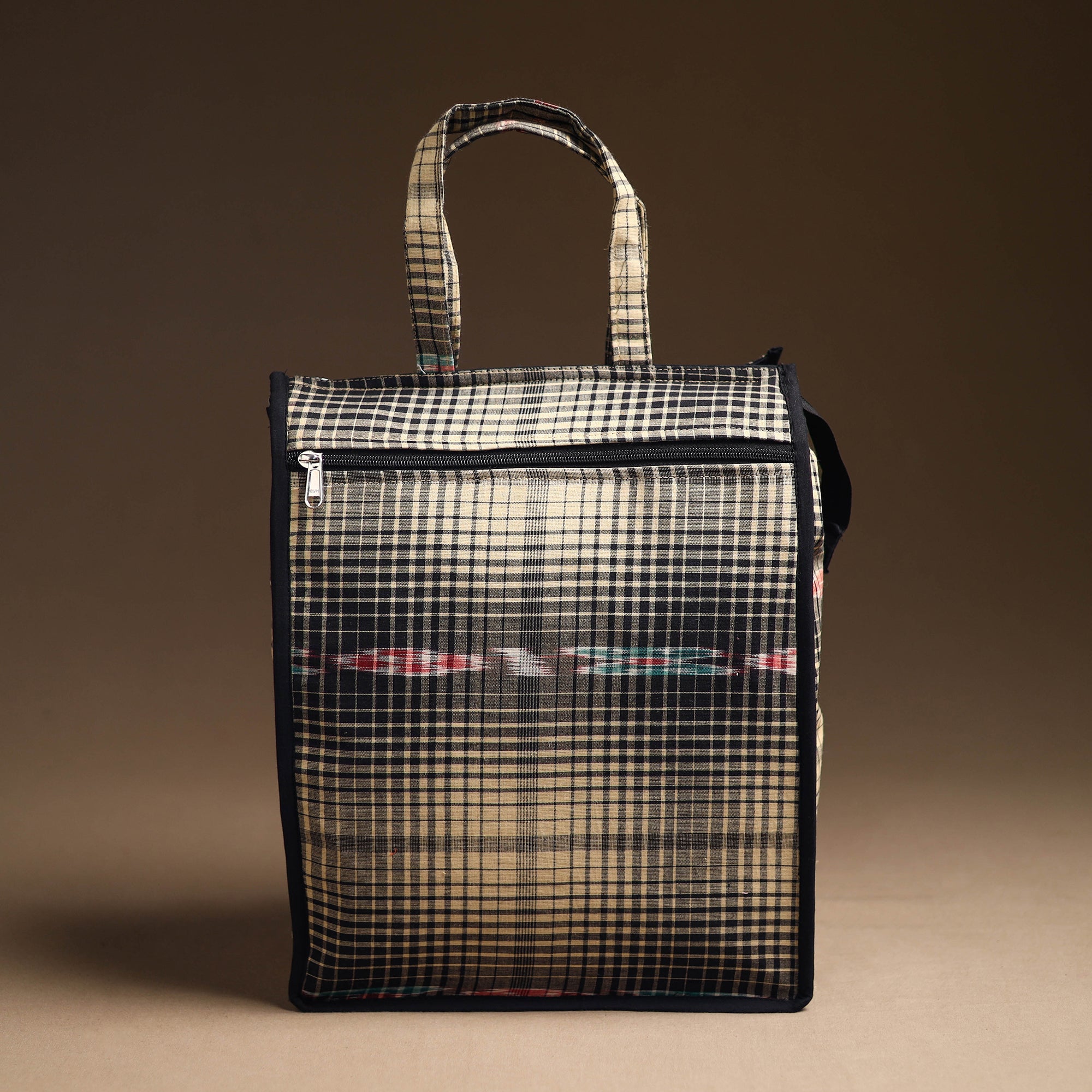 NOORI BAZAR Black - Handcrafted Cotton Shopping Bag 05