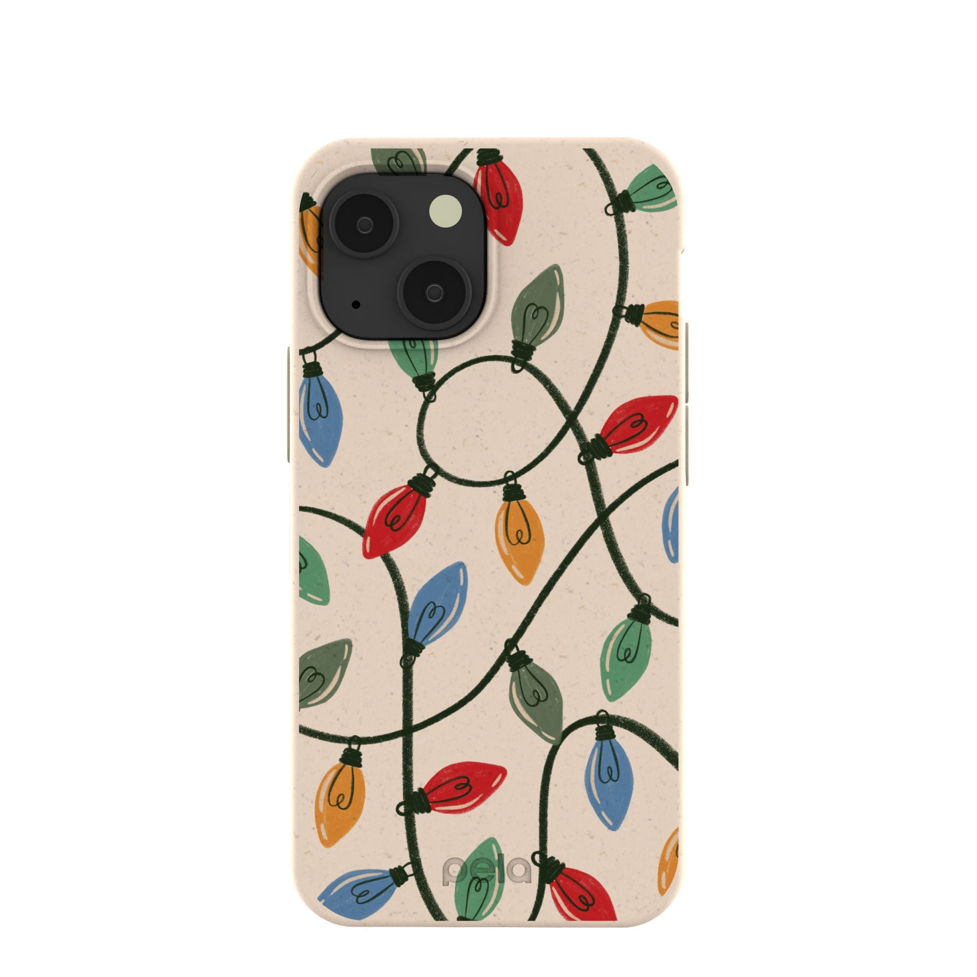 Pela Case Seashell Holiday Lights iPhone 13 Mini Case