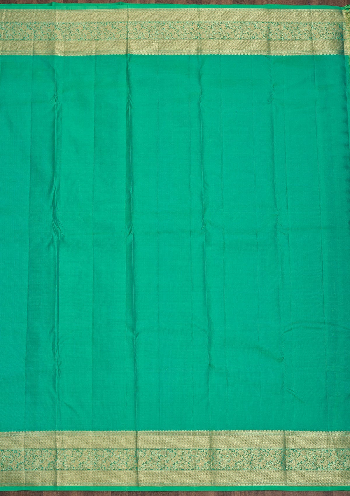 Koskii Sea Green Zariwork Pure Silk Saree – Women's - view 7