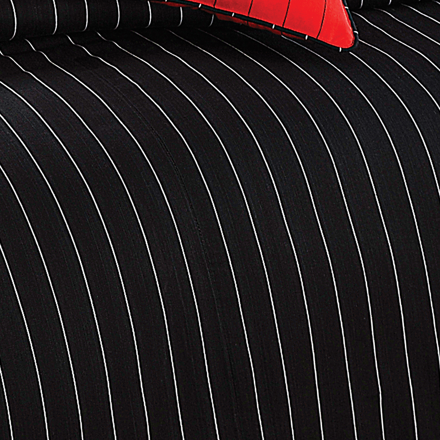 Swayam India Black Stripes Bed Sheets - Magical Linea - 5603 - view 2
