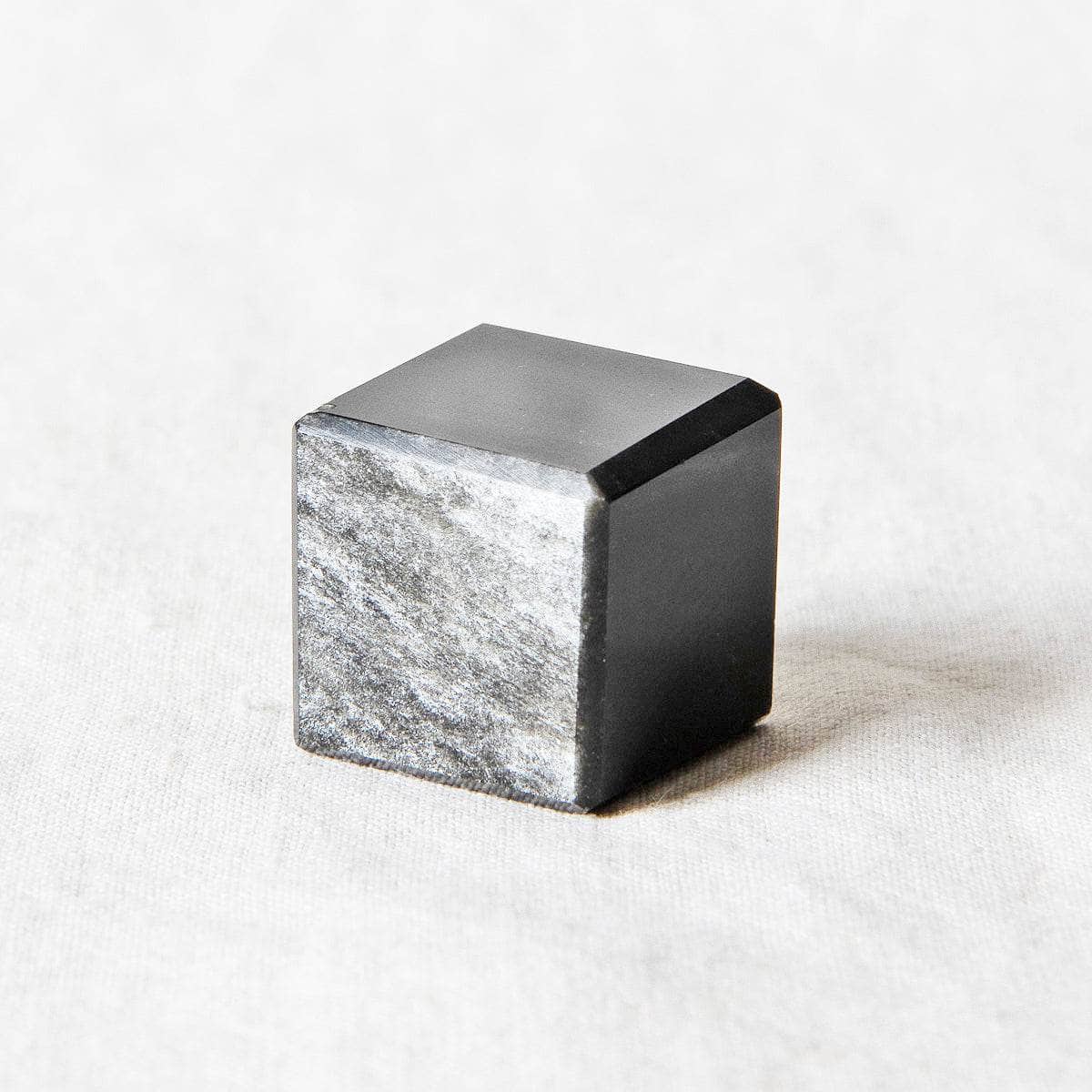 Tiny Rituals Silver Obsidian Cube