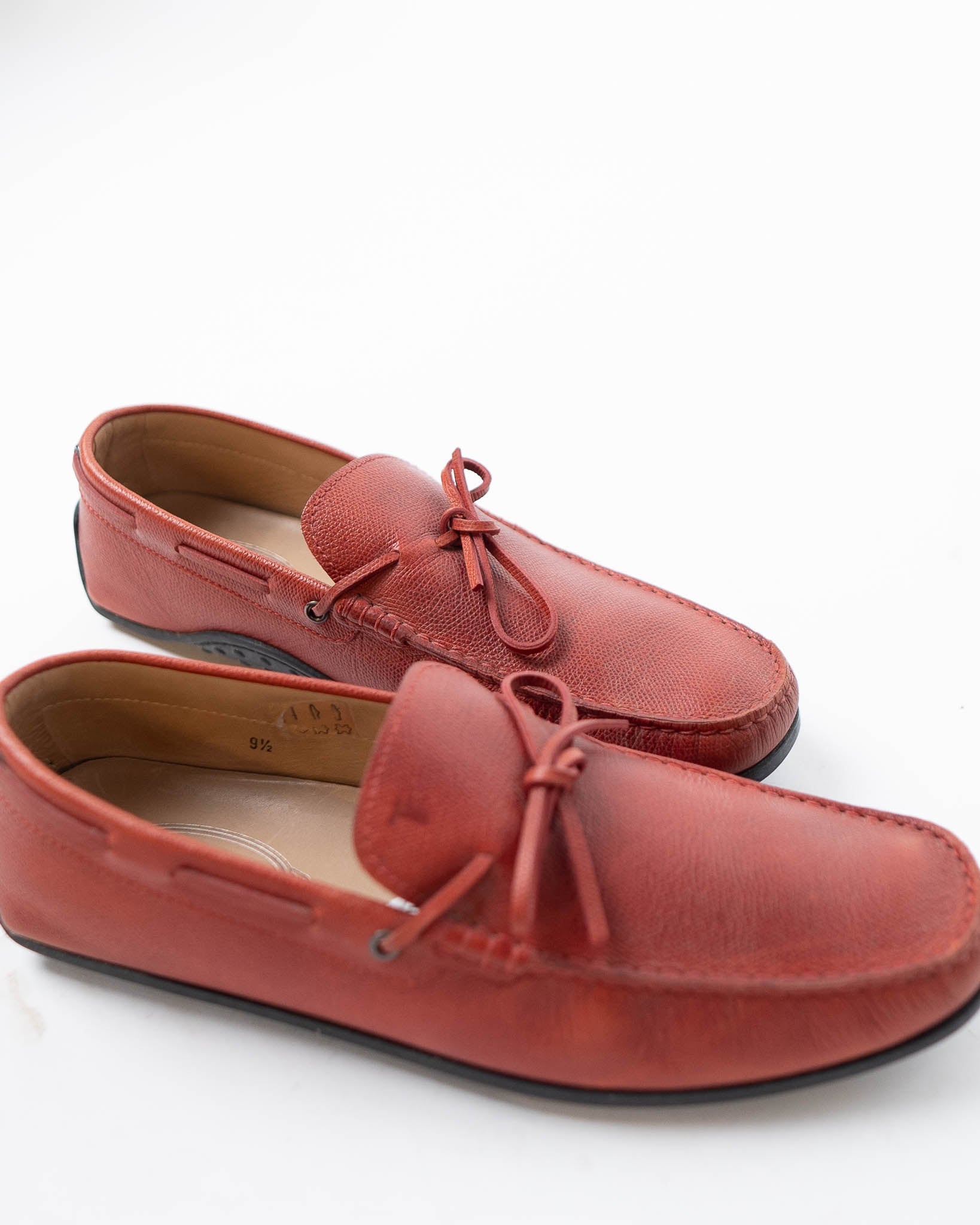 Tods Gommino Slip-On Loafers - Red - view 4