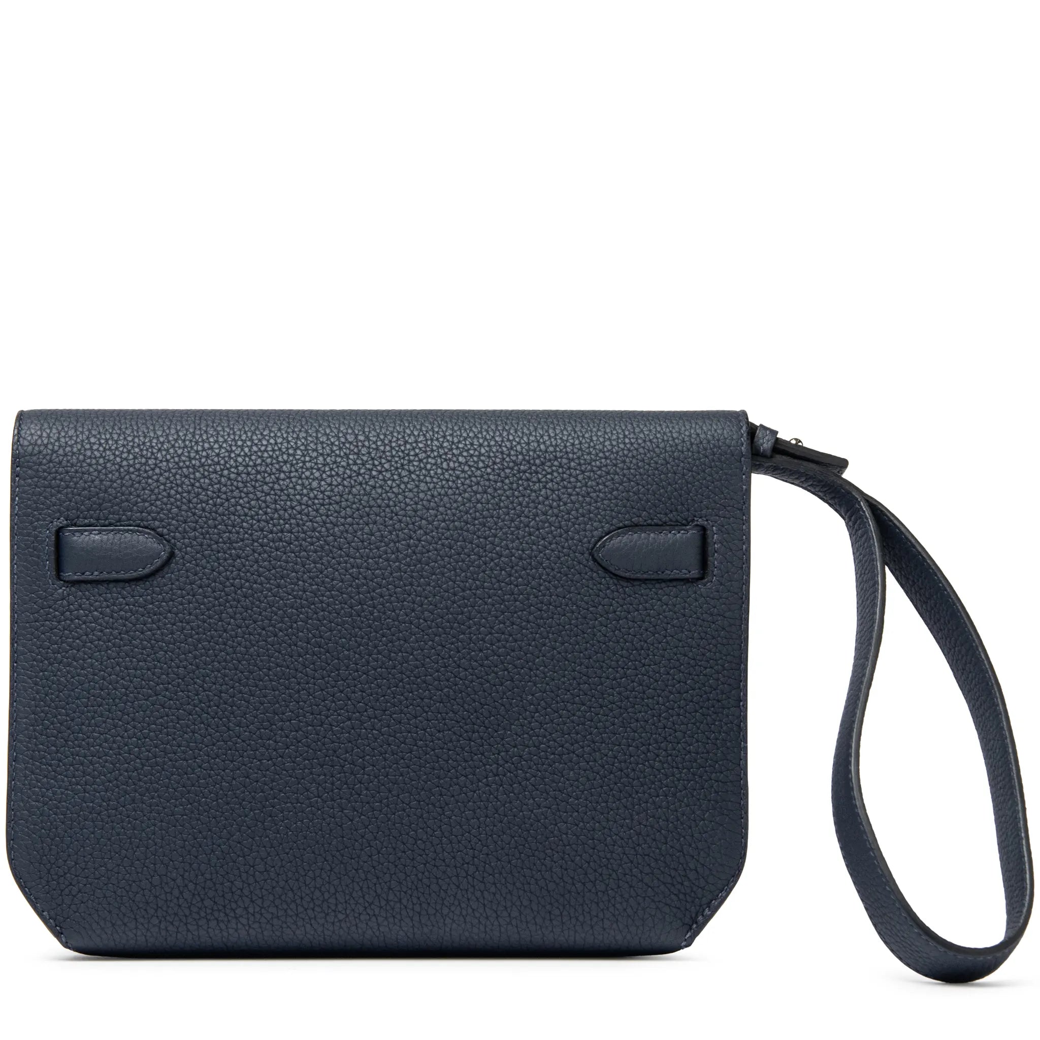 Hermès Paris Hermes Kelly Depeches 25 Togo Calfskin Blue Nuit Palladium Hardware - view 2