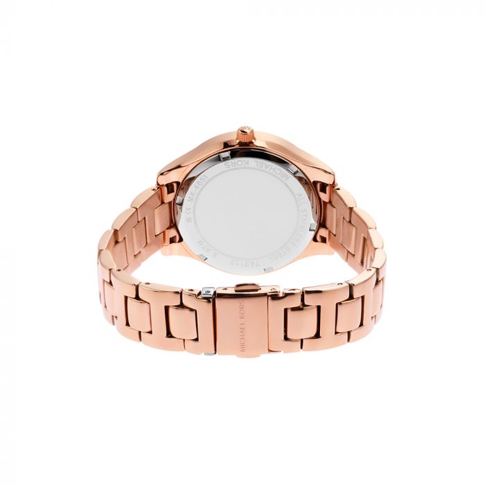 Michael Kors Liliane Rose Gold Dial & Chain Watch For Women - view 2