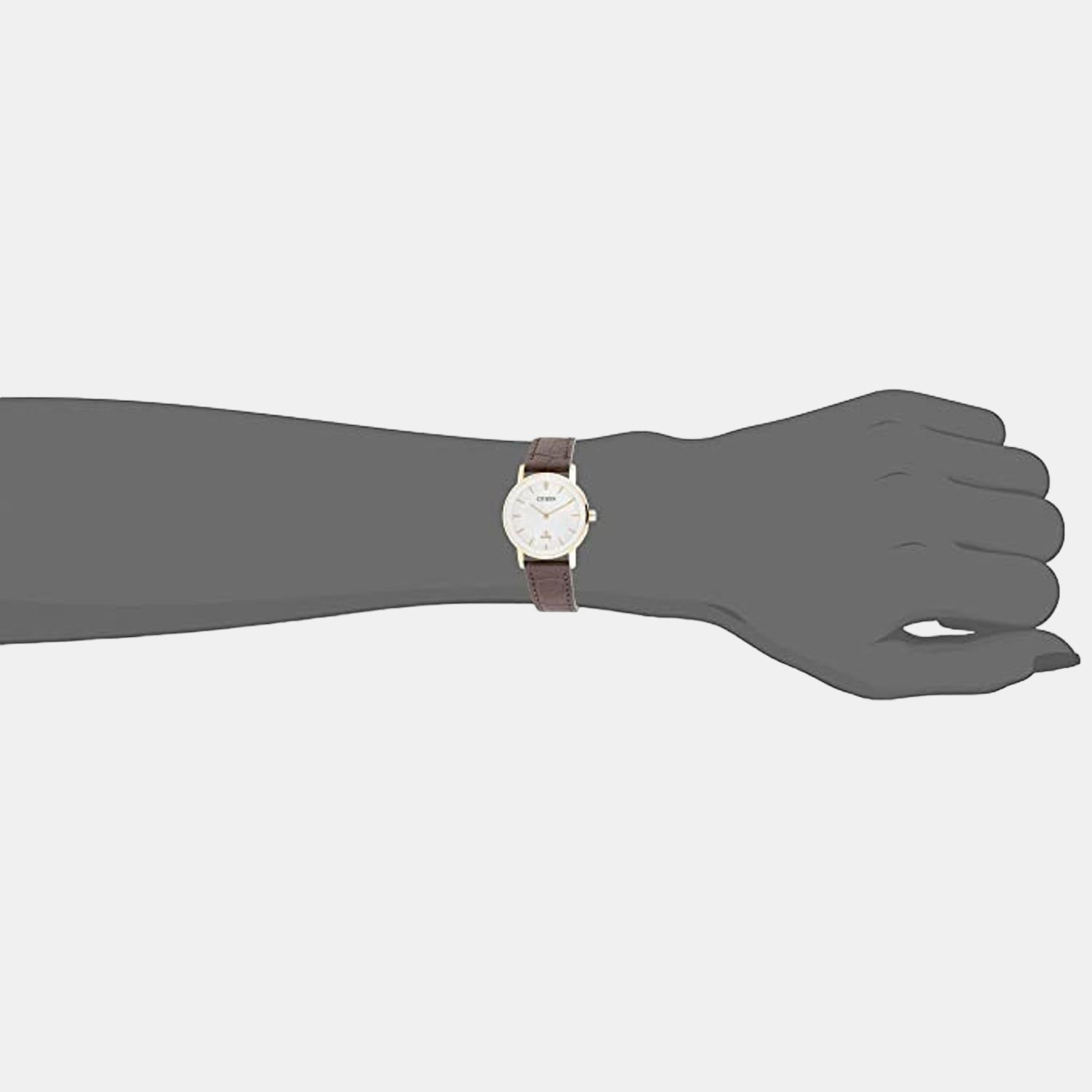Citizen X Women Quartz White Dial Analog Leather Watch EQ9063-04D - view 4
