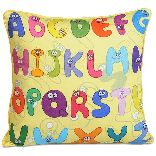 Swayam India Alphabets Kids Cushion Cover- KCC-109