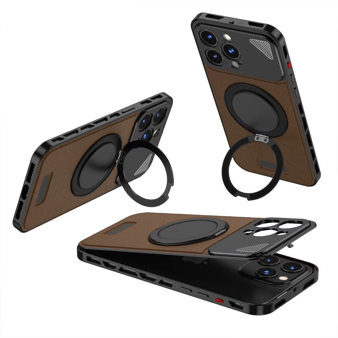 Million Cases Resolute Leather Ring Holder Case - iPhone